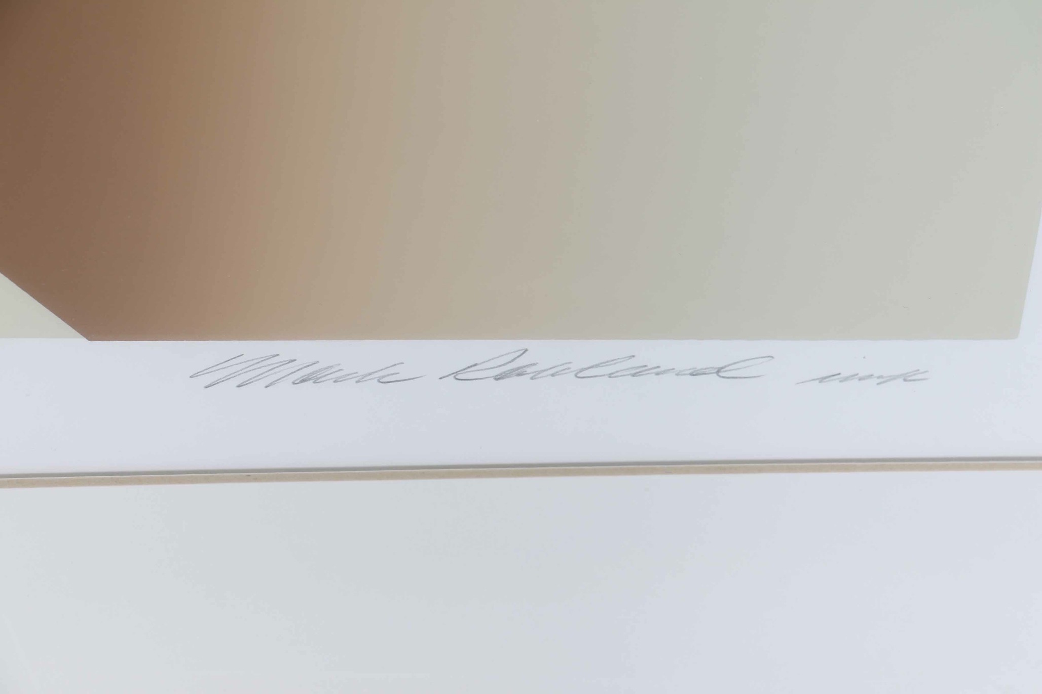 Signed Serigraph "Vector"