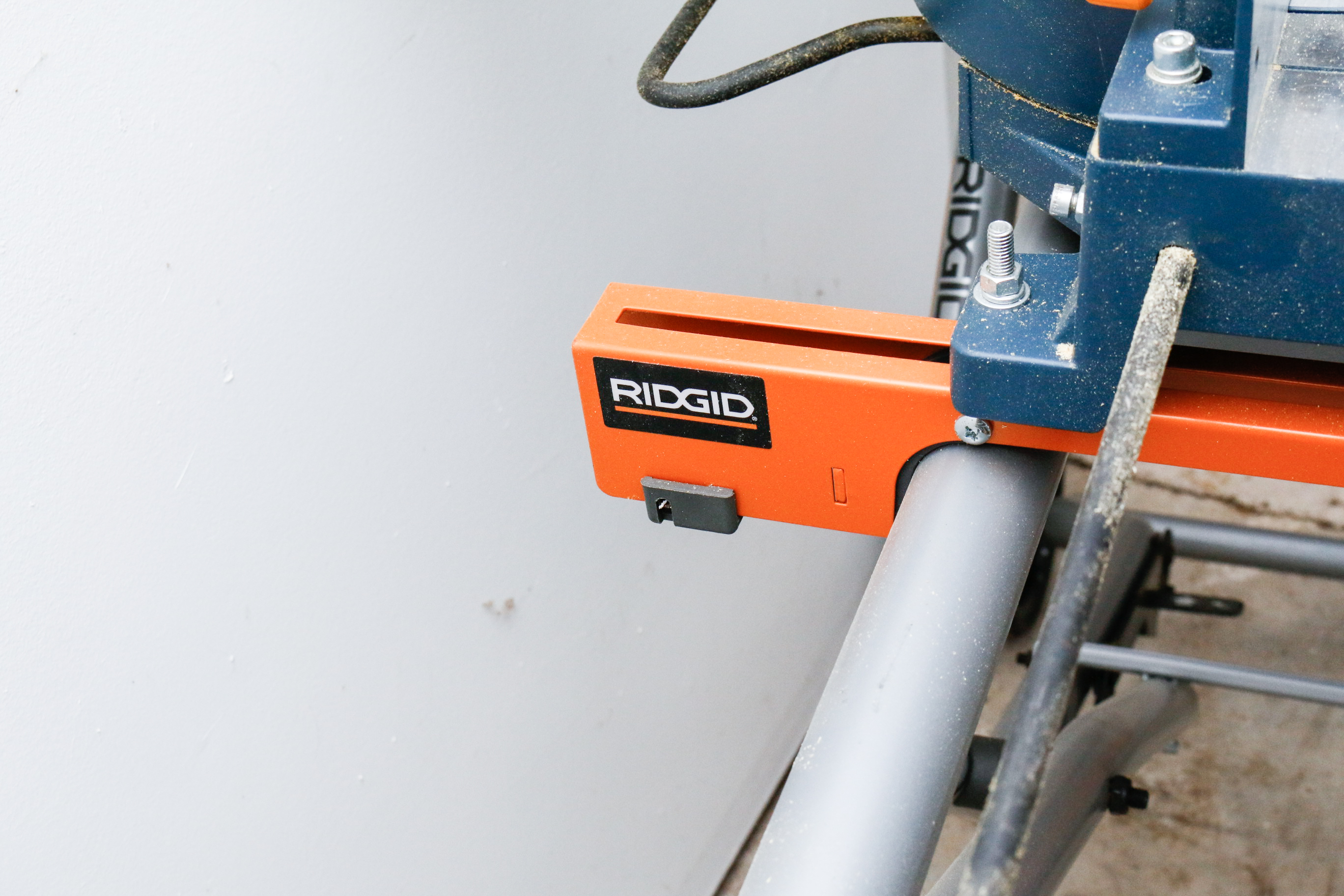 Ryobi Miter Saw with Ridgid Adjustable Stand