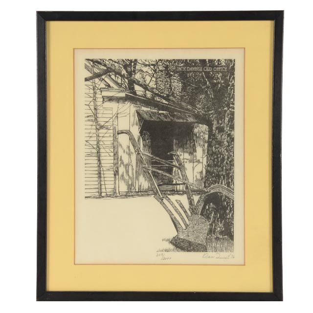 Dan Quest Limited Edition Signed Woodcut Print