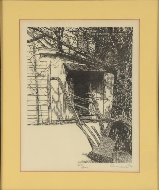 Dan Quest Limited Edition Signed Woodcut Print