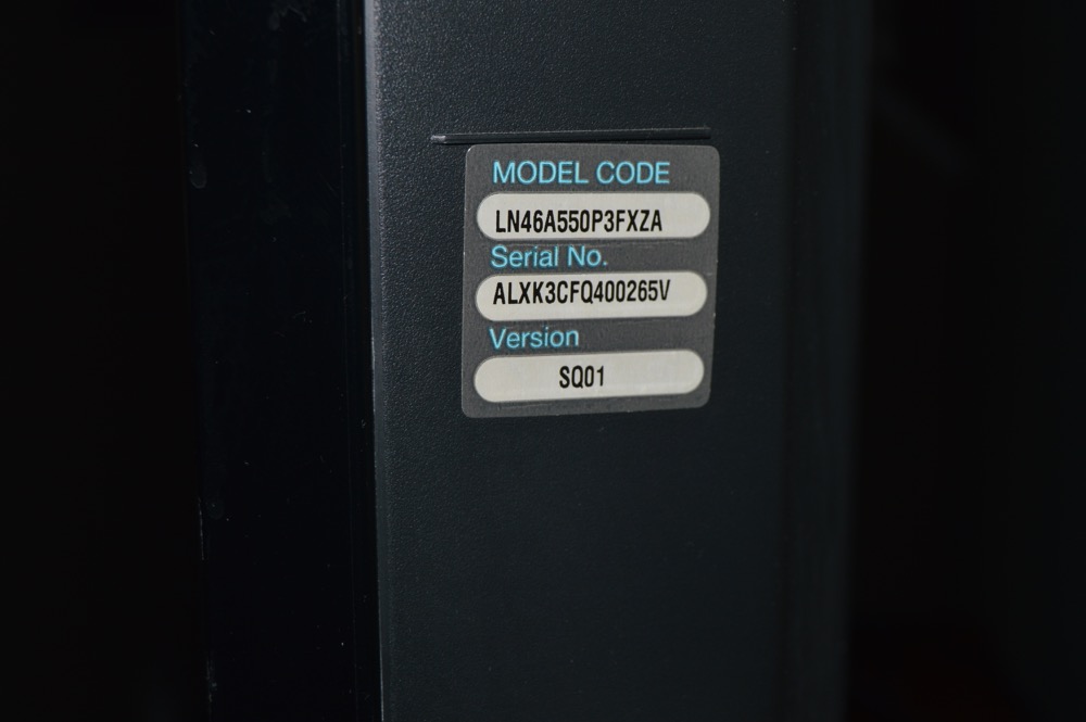 Samsung Flat Screen Television and Samsung Sound Board