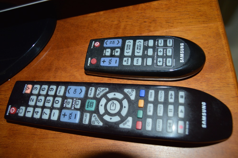 Samsung Flat Screen Television and Samsung Sound Board