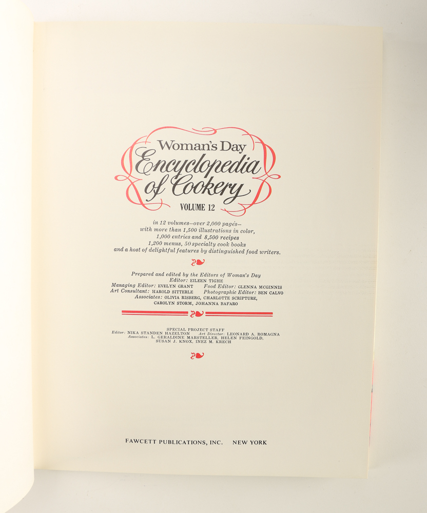 1967 "Woman's Day Encyclopedia of Cookery"