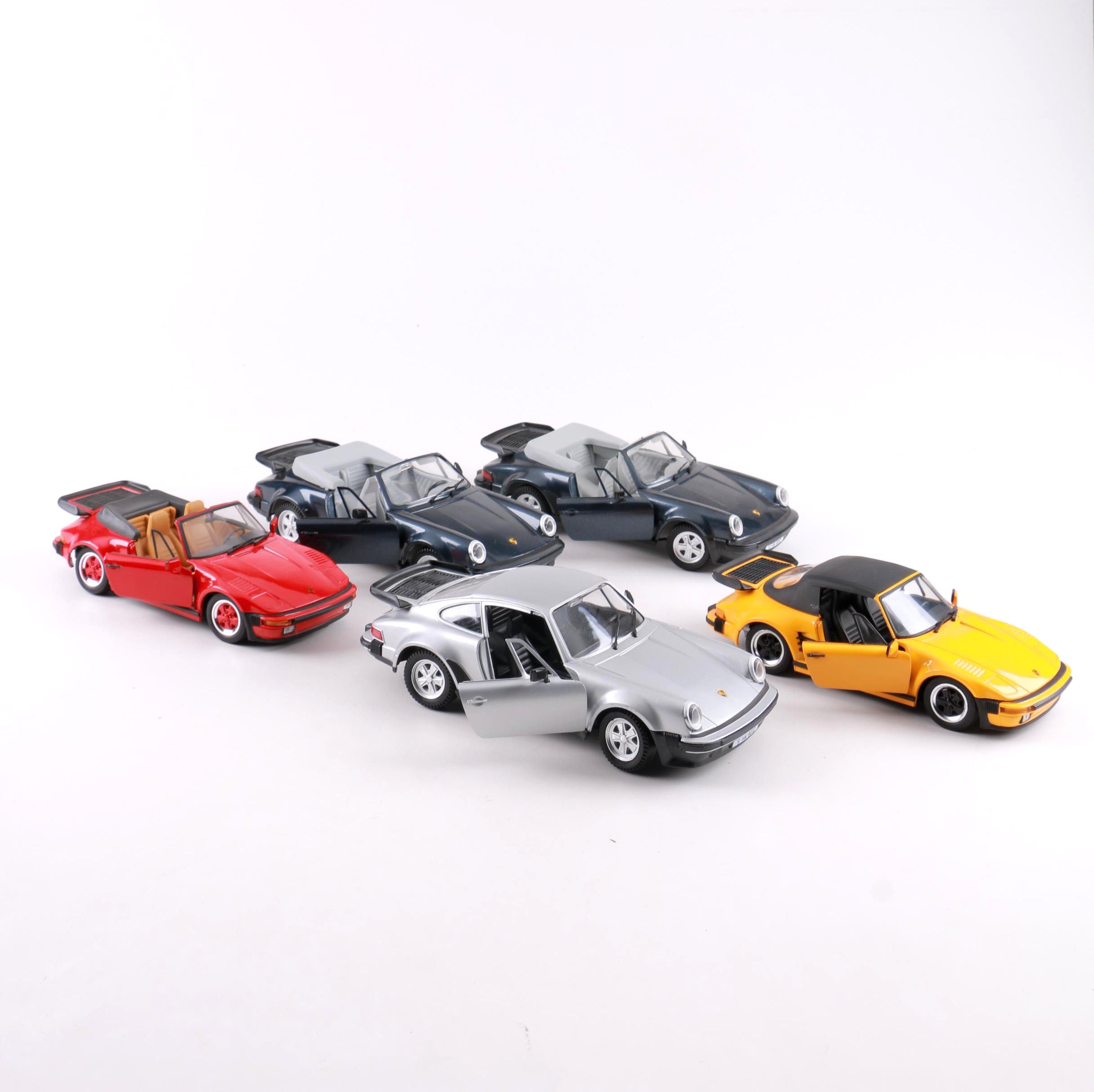 Collection of Porsche Die-Cast Models