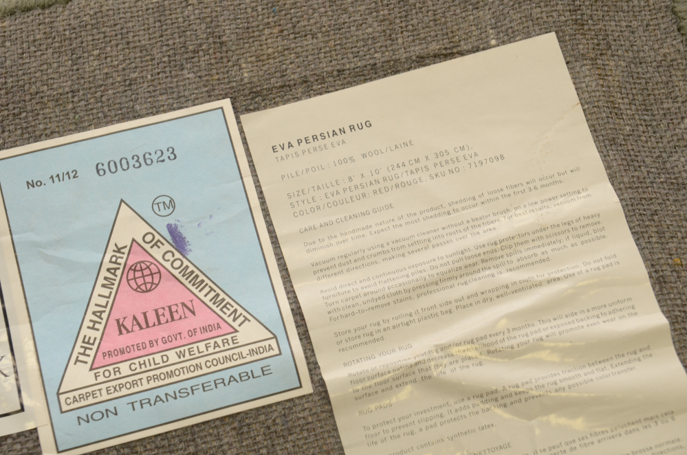 Pottery Barn "Eva" Persian Style Area Rug