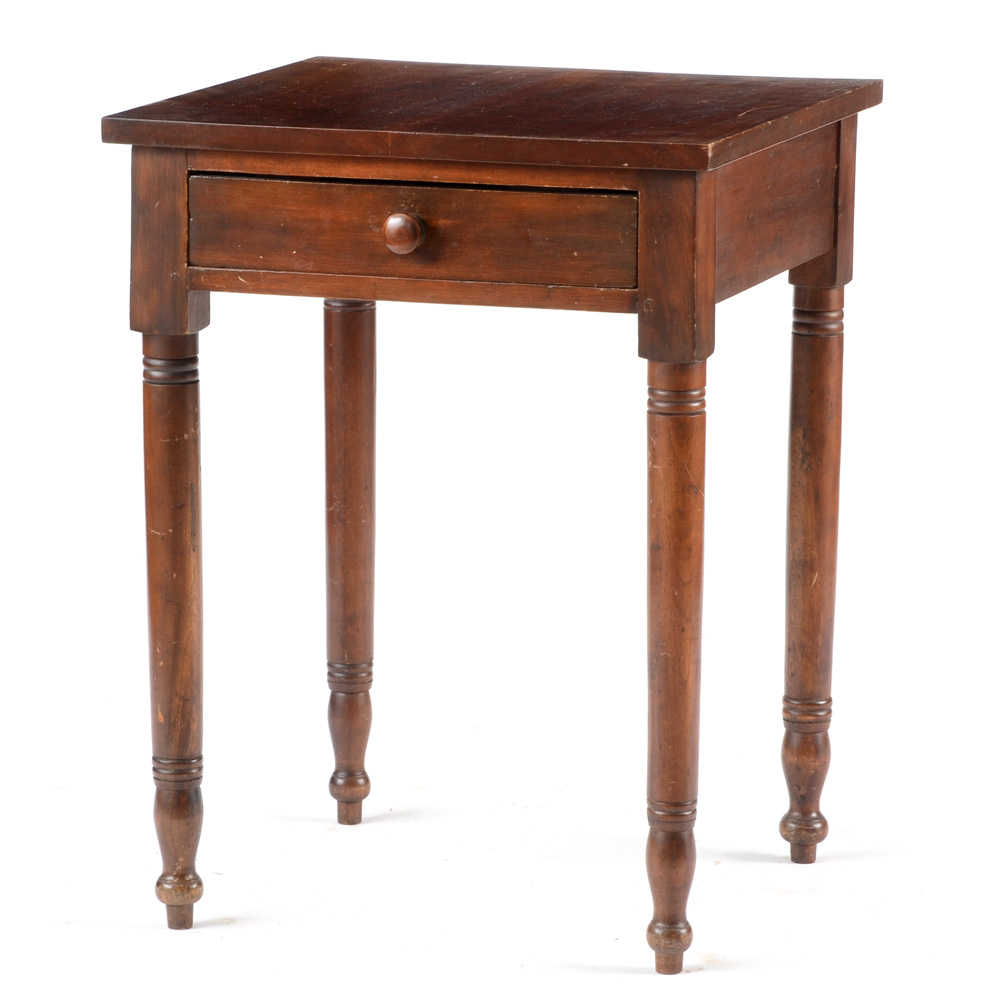 Cherry One-Drawer Stand