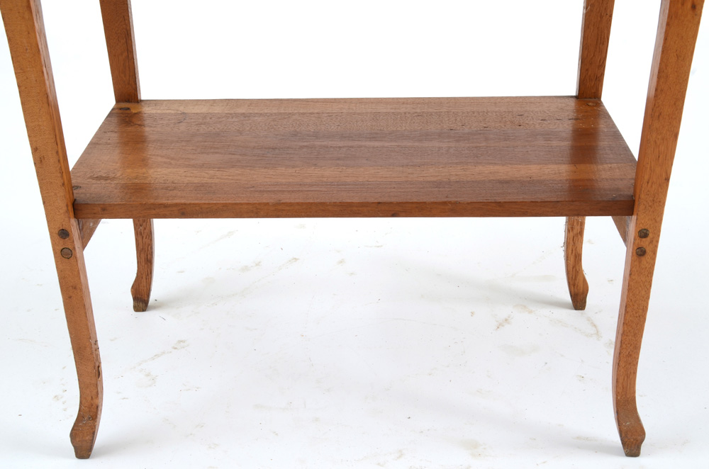 Antique Oak Slant Top Secretary Desk