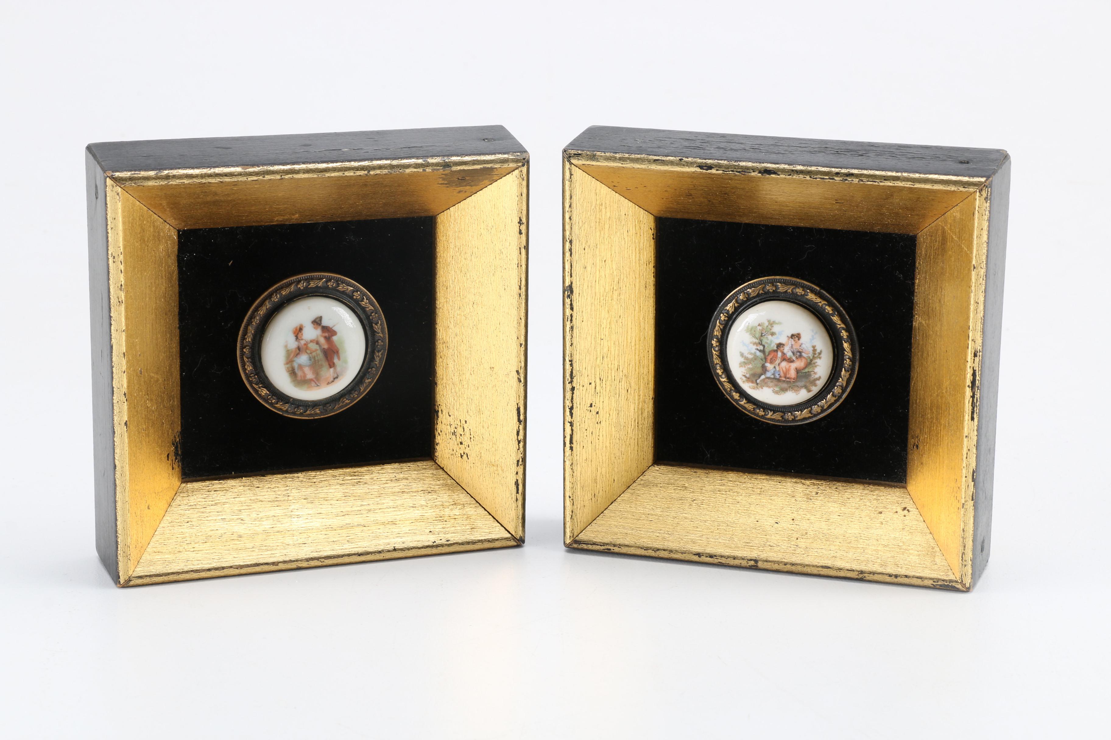 Framed Vintage Cameos
