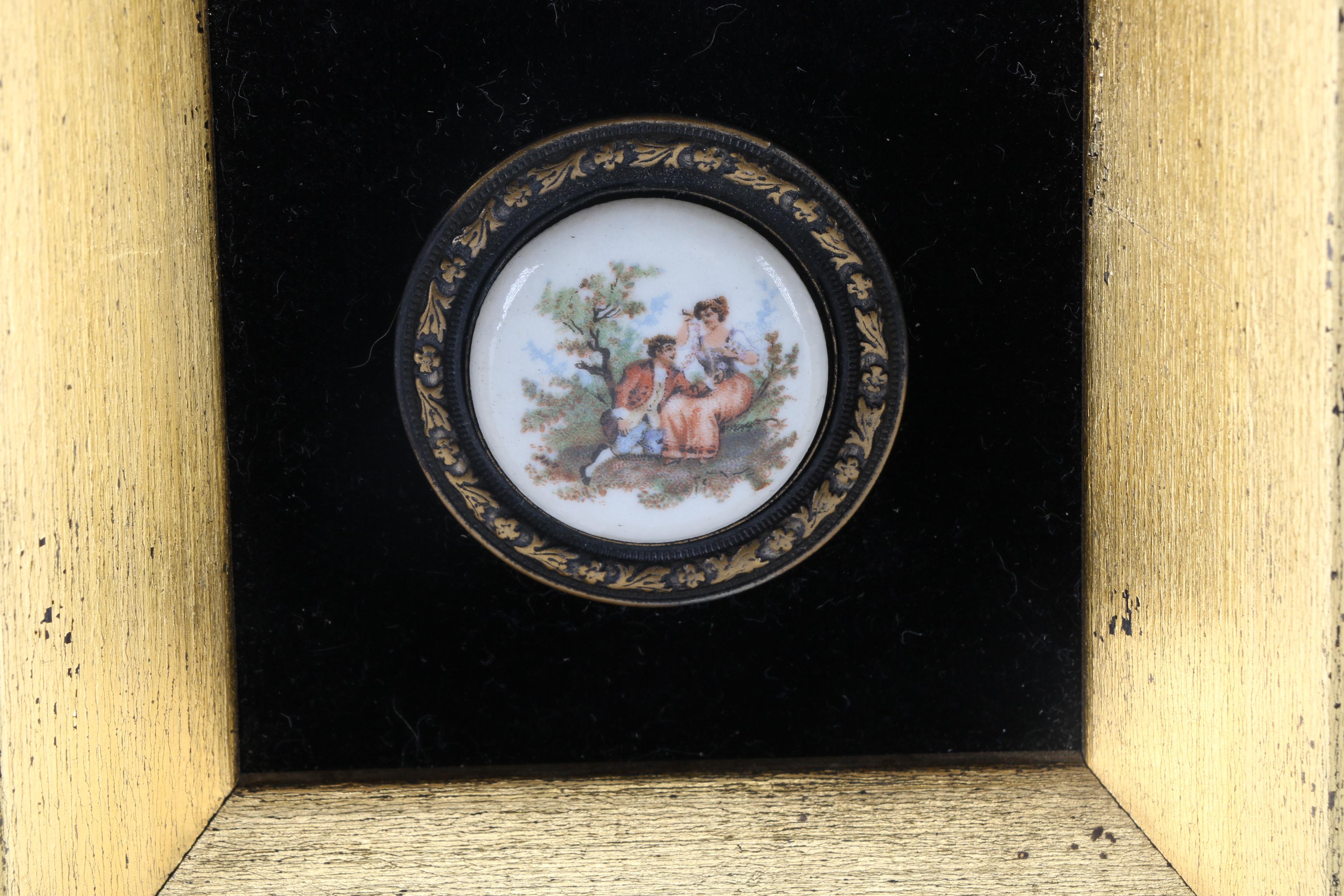 Framed Vintage Cameos