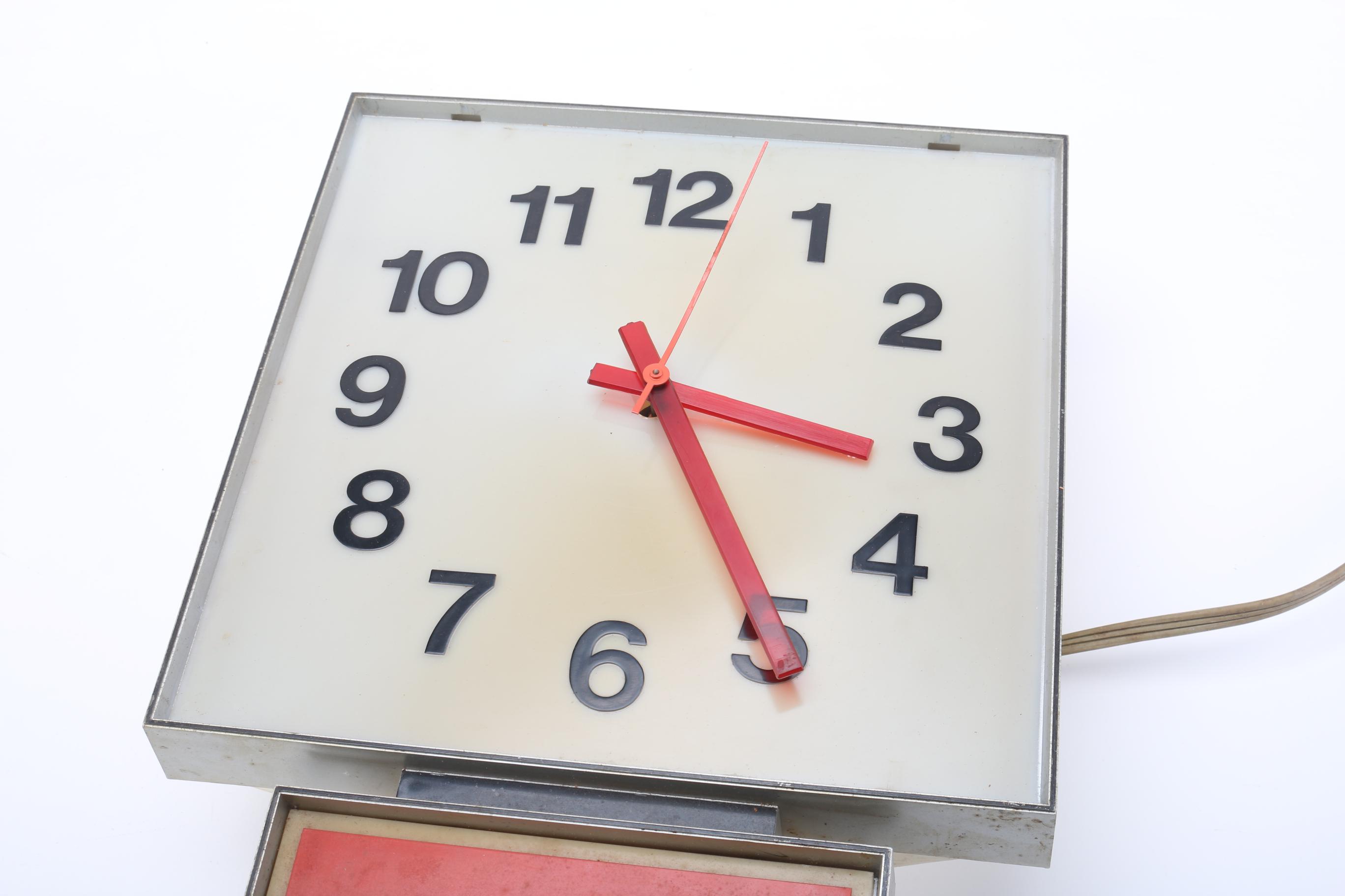 Vintage Coca-Cola Clock Circa 1965