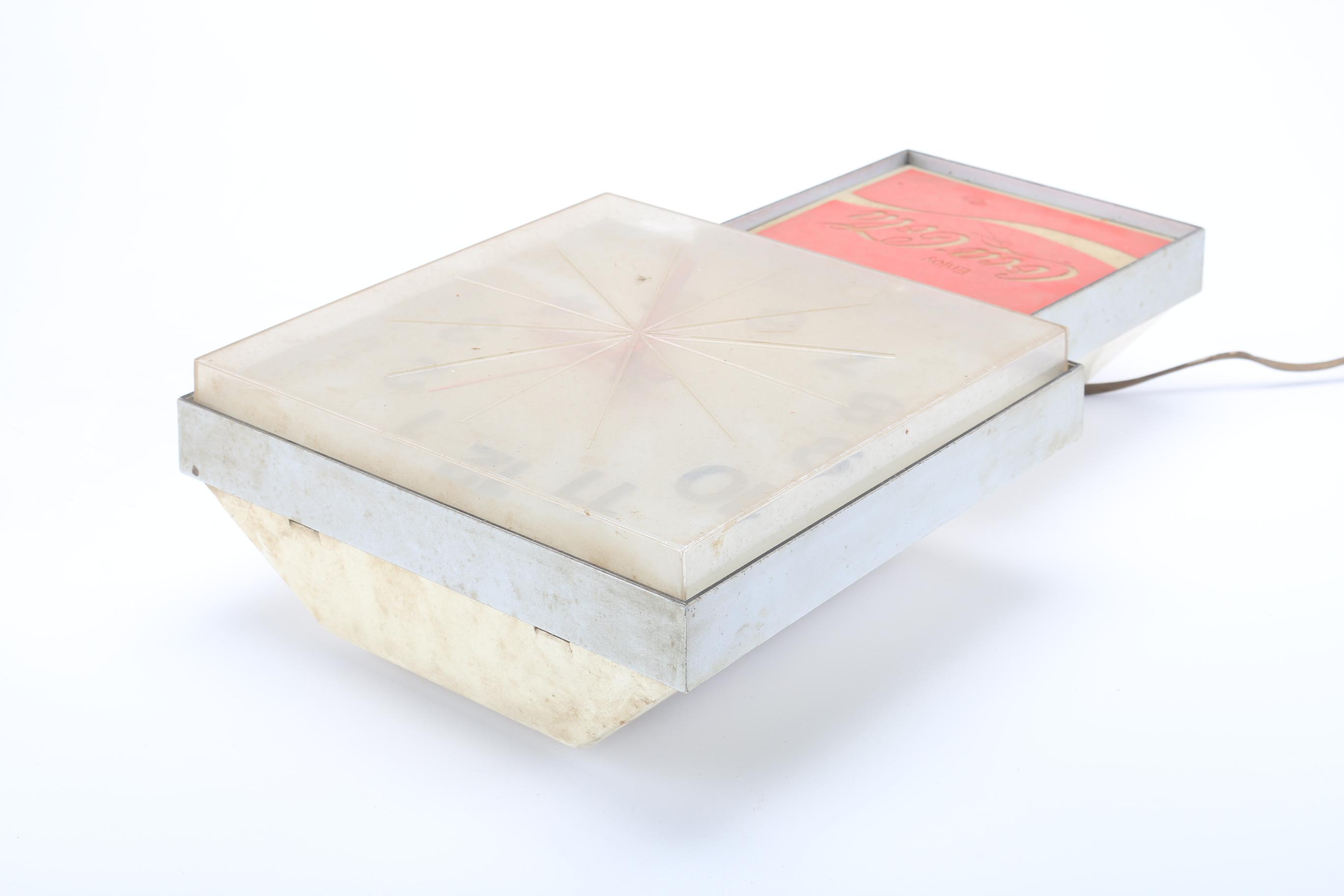 Vintage Coca-Cola Clock Circa 1965