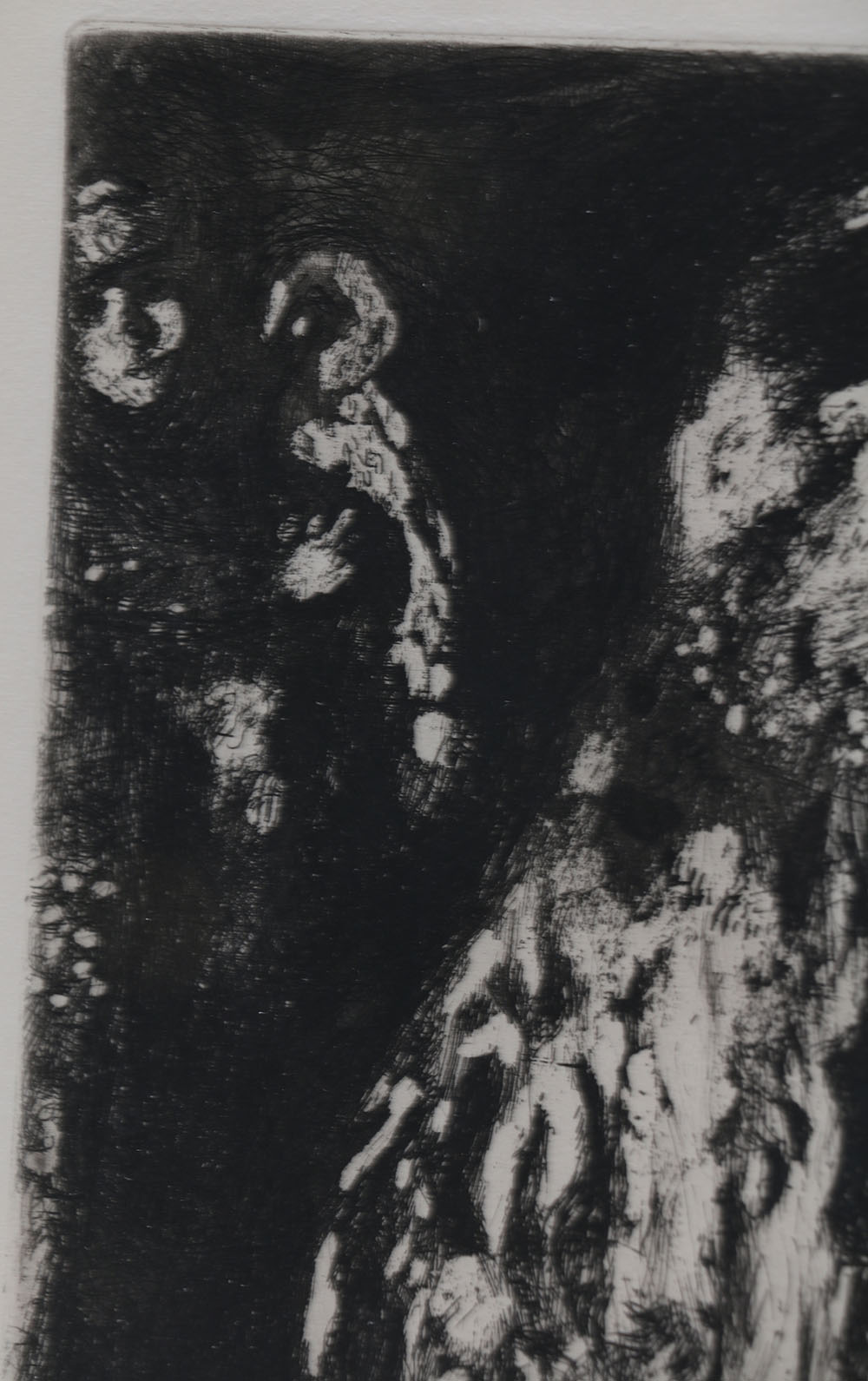 Marc Chagall Etching "The Two Parrots, The King, and The Son"