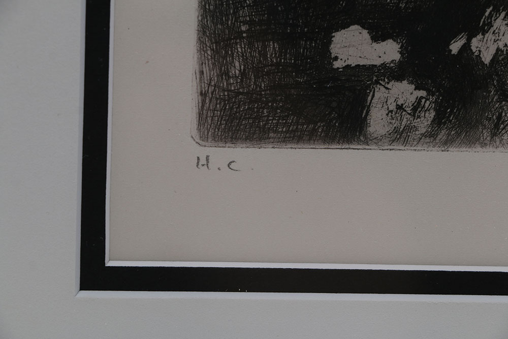 Marc Chagall Etching "The Two Parrots, The King, and The Son"