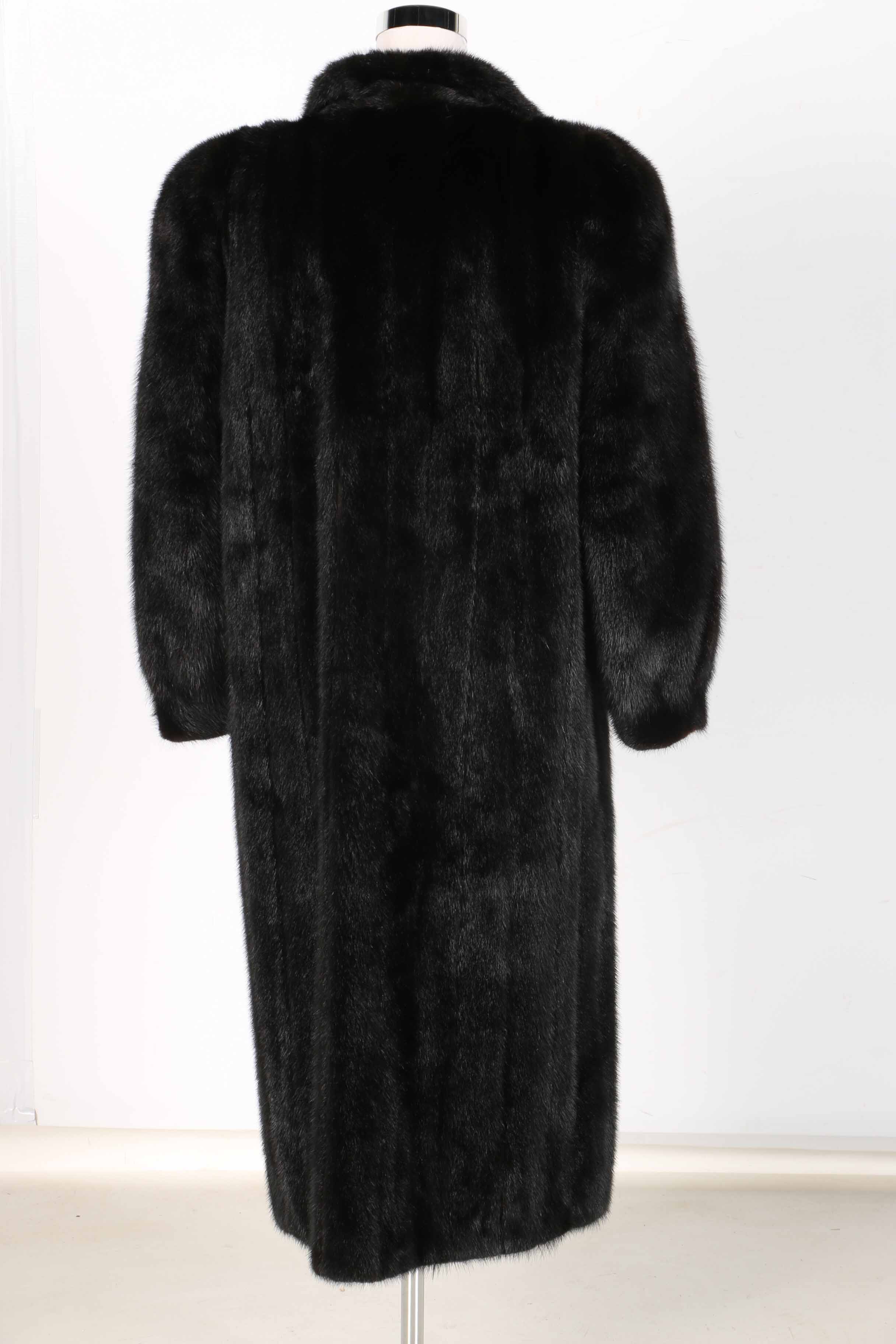 De Jong's Women's Black Mink Coat