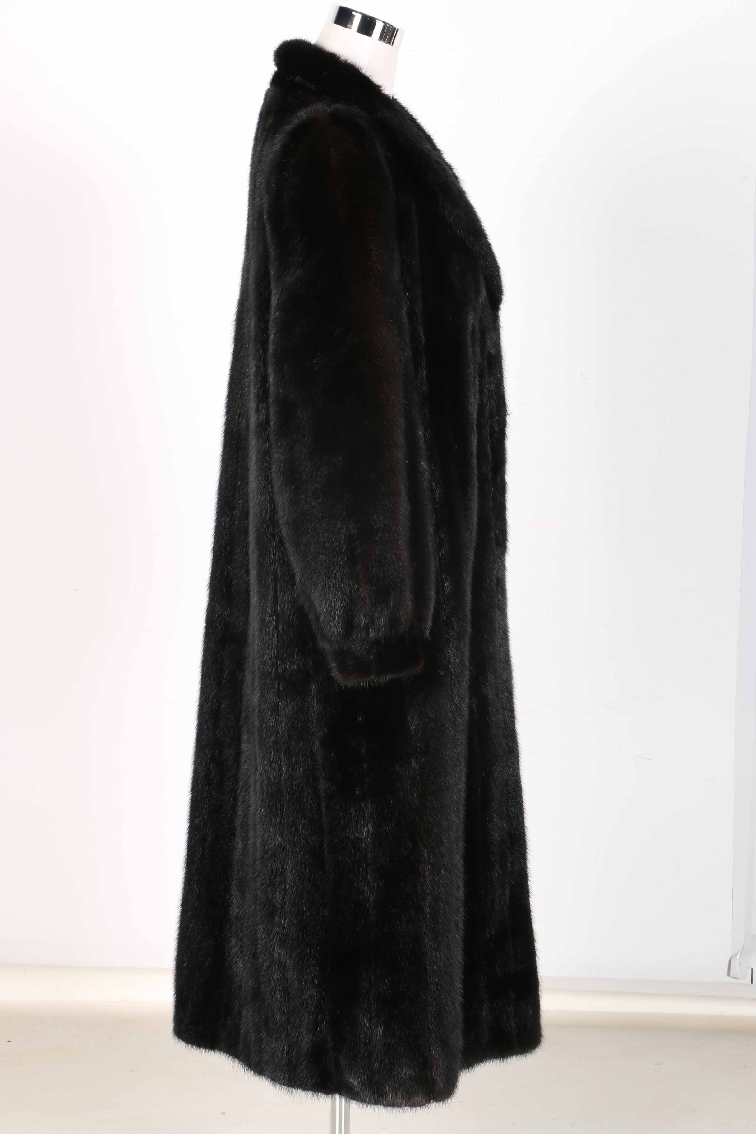 De Jong's Women's Black Mink Coat