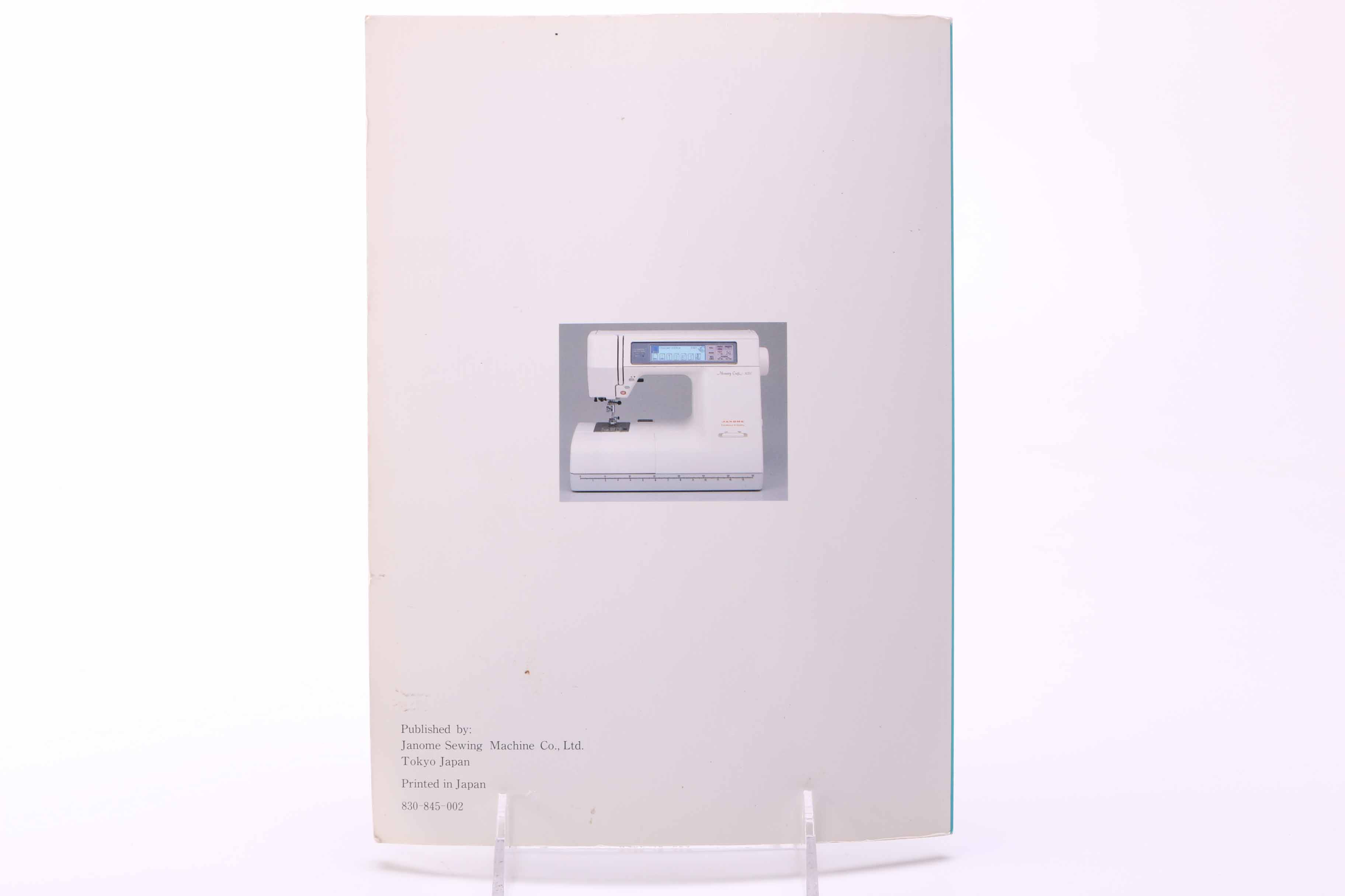 Memory Craft Programmable Sewing Machine