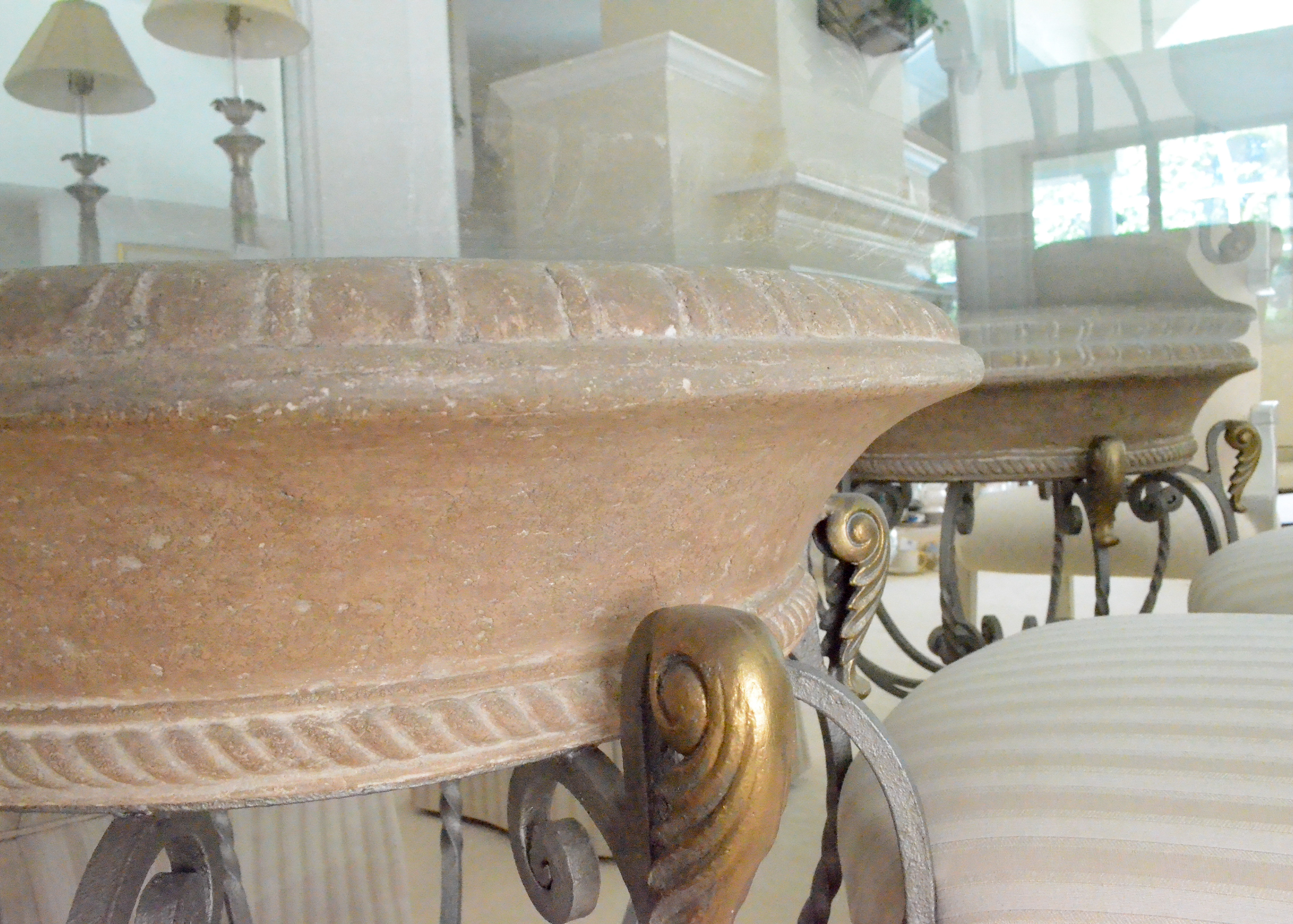 Contemporary Dining Table and Six Chairs