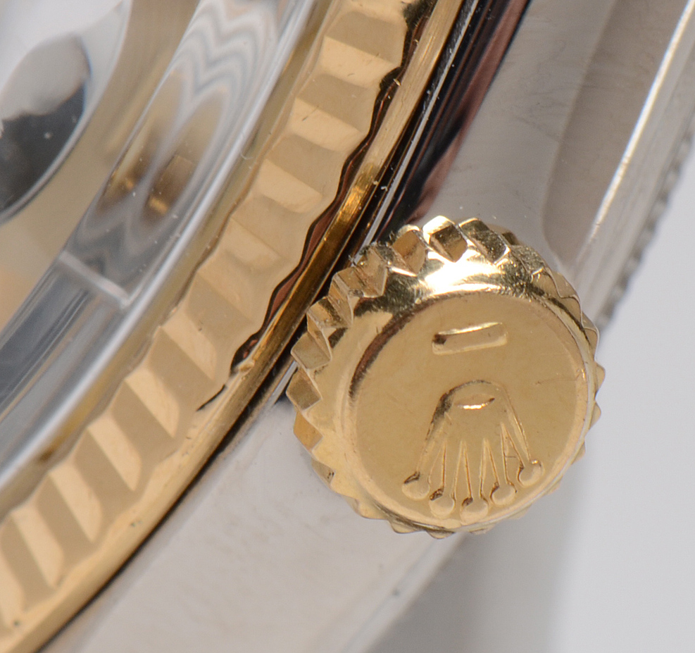 Men's Rolex Perpetual Datejust 36mm 18K Gold and Steel Champagne Index Automatic Watch