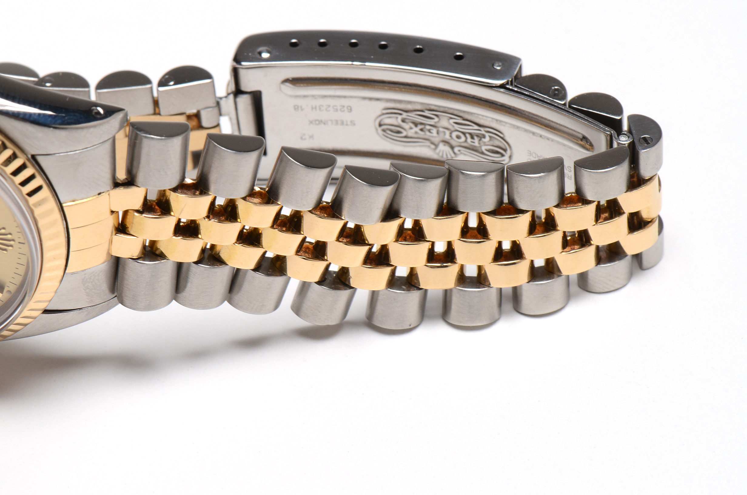 Men's Rolex Perpetual Datejust 36mm 18K Gold and Steel Champagne Index Automatic Watch