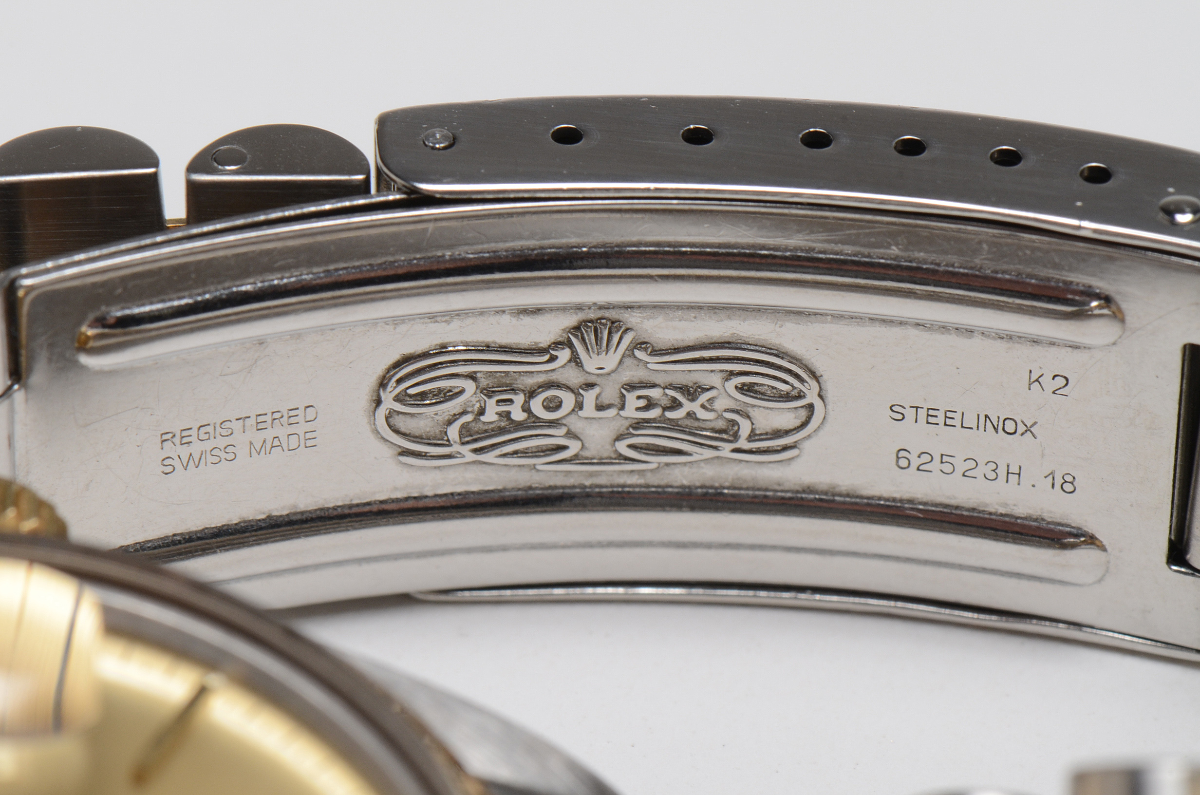 Men's Rolex Perpetual Datejust 36mm 18K Gold and Steel Champagne Index Automatic Watch