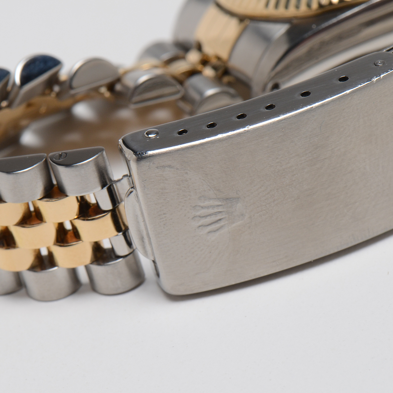 Men's Rolex Perpetual Datejust 36mm 18K Gold and Steel Champagne Index Automatic Watch