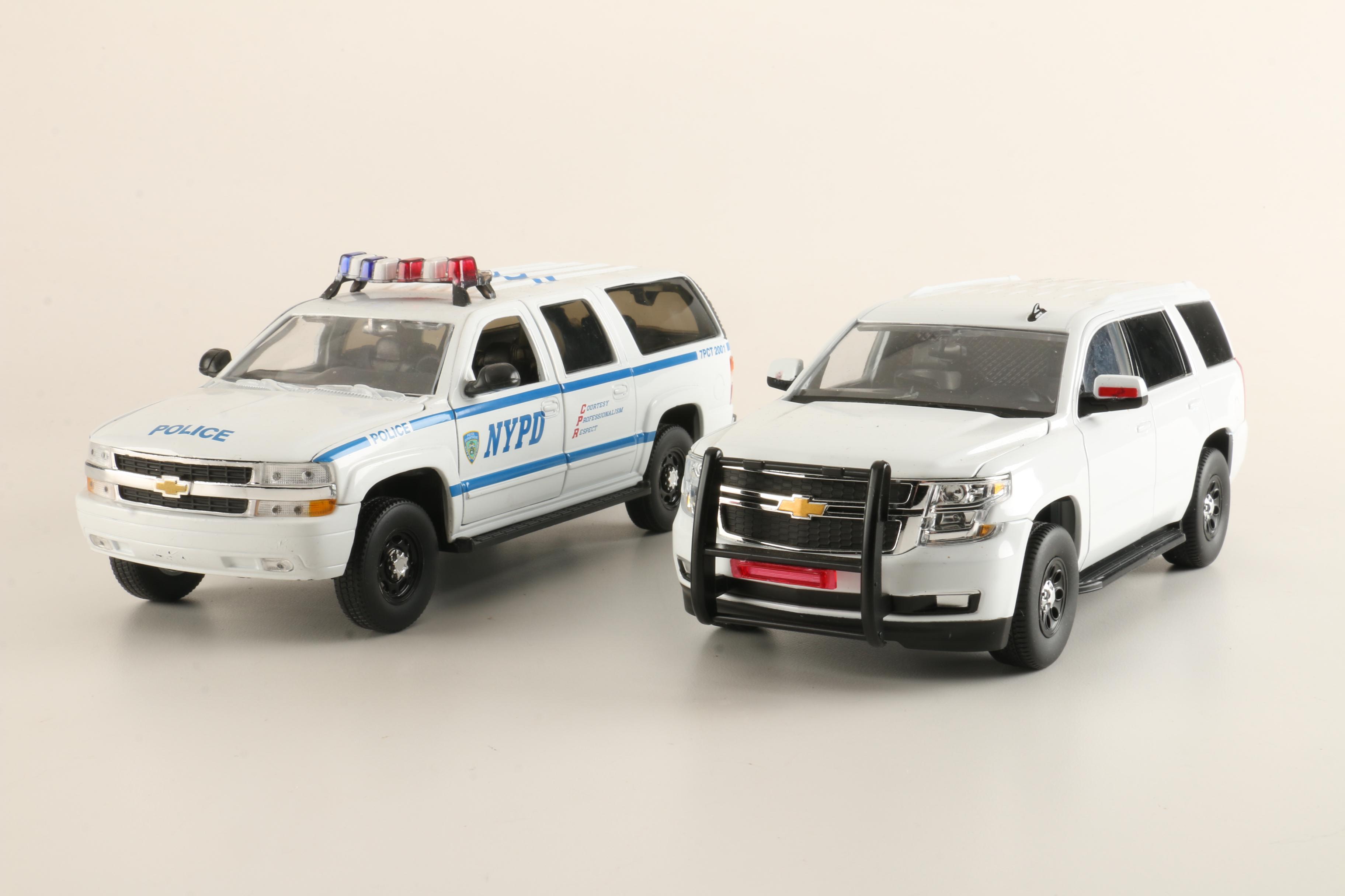 Chevrolet Tahoe Die-Cast Police Vehicles