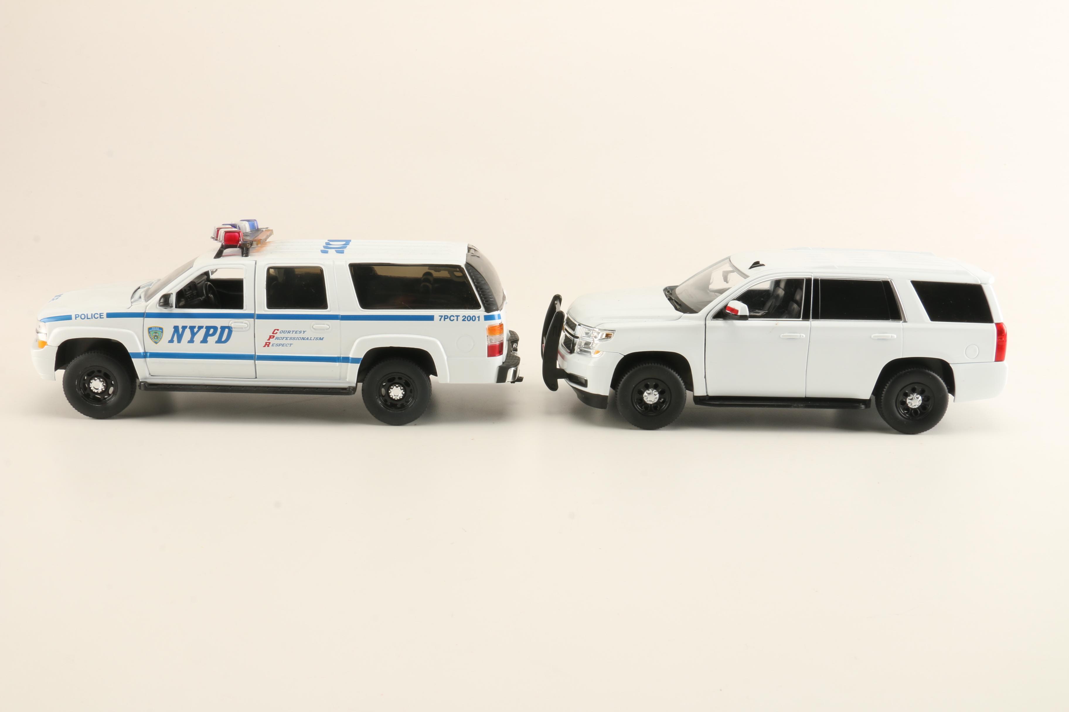 Chevrolet Tahoe Die-Cast Police Vehicles