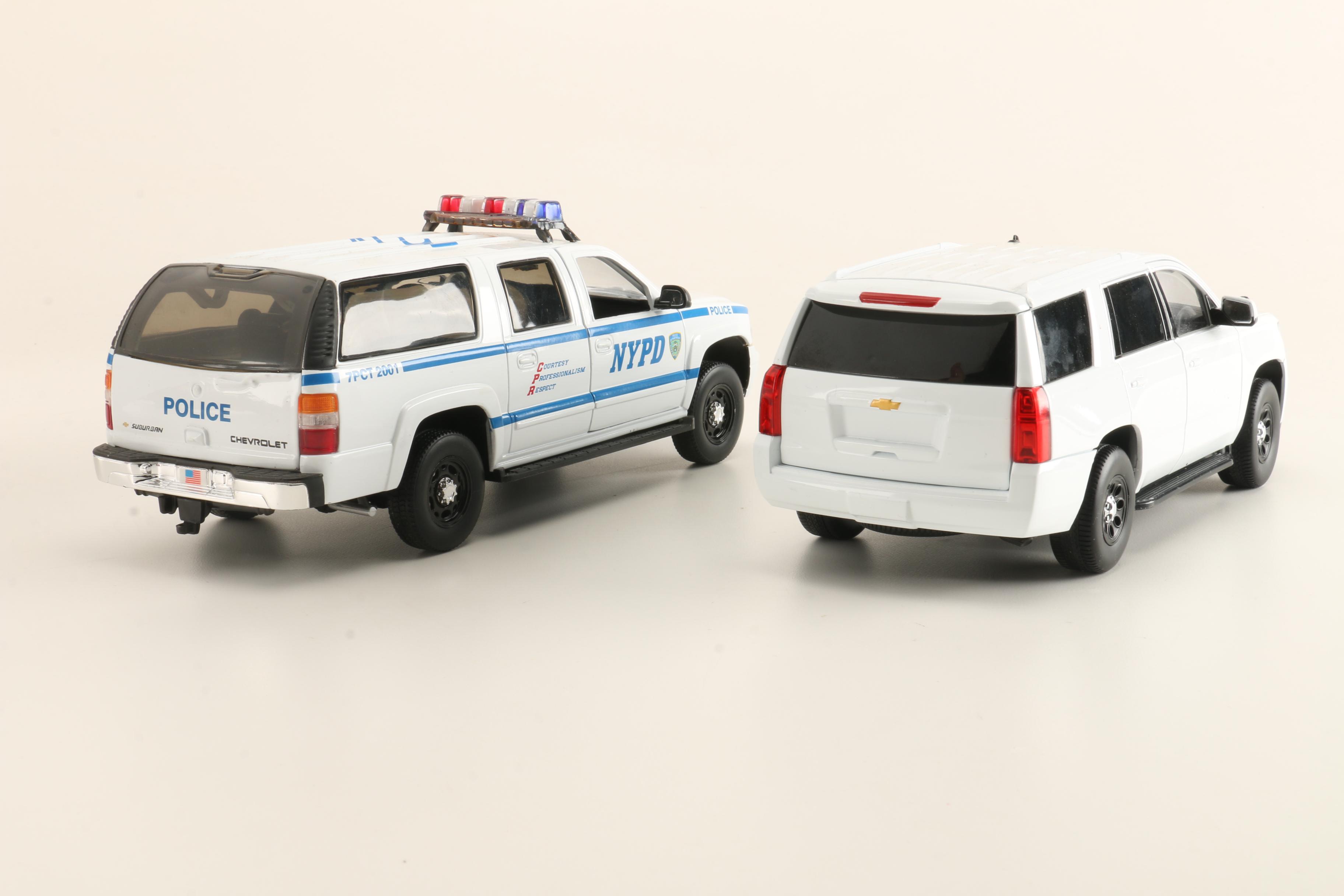 Chevrolet Tahoe Die-Cast Police Vehicles
