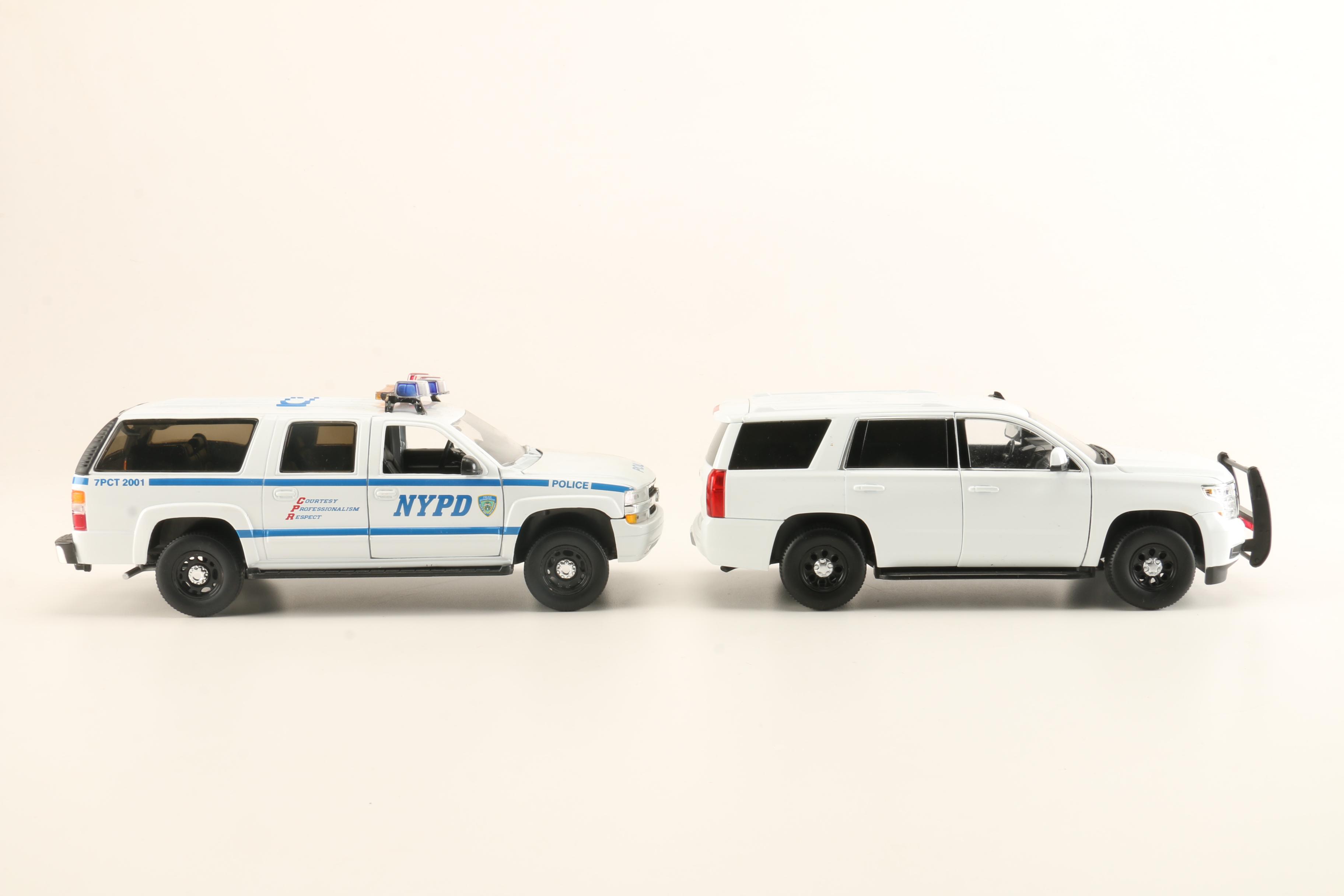 Chevrolet Tahoe Die-Cast Police Vehicles