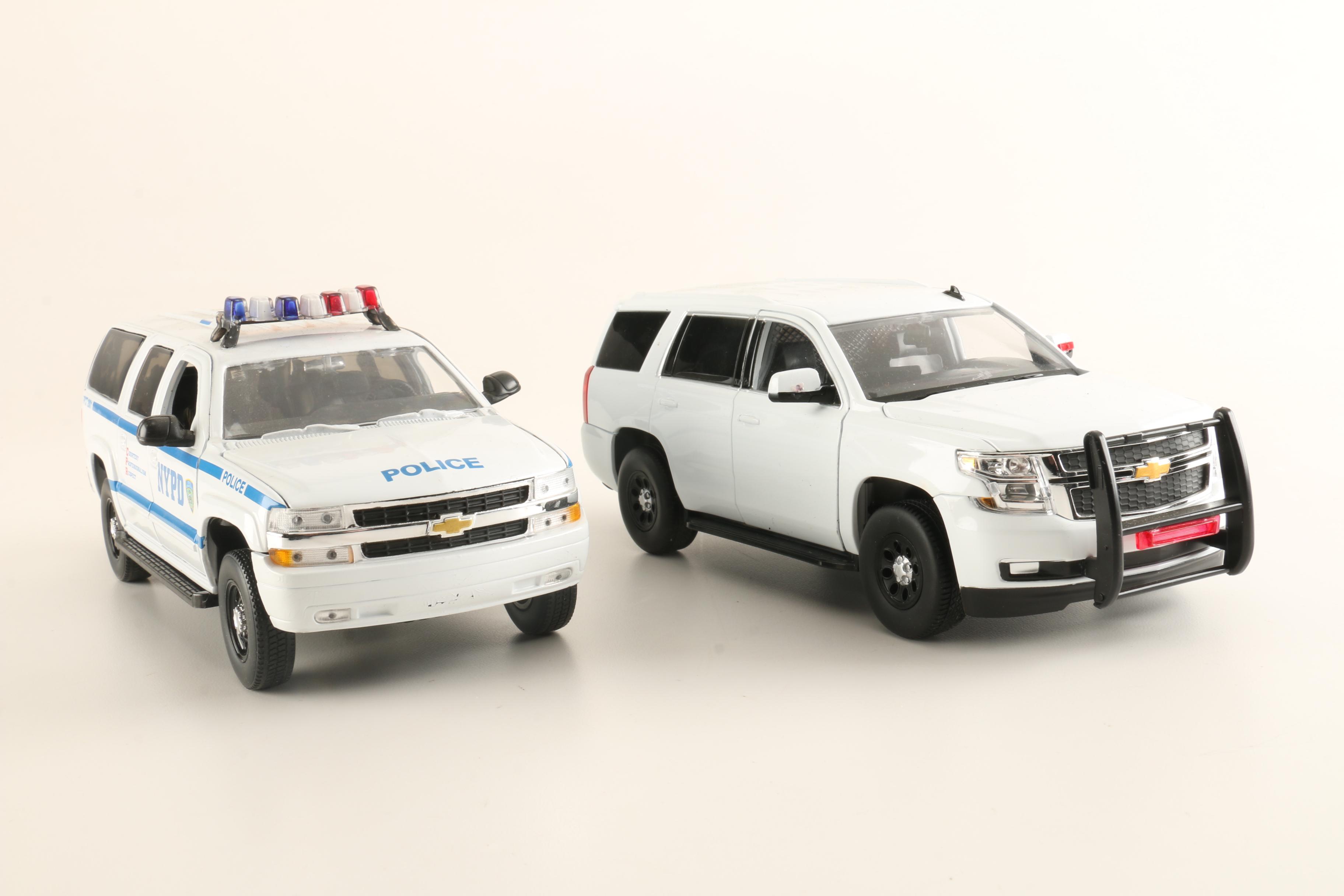 Chevrolet Tahoe Die-Cast Police Vehicles