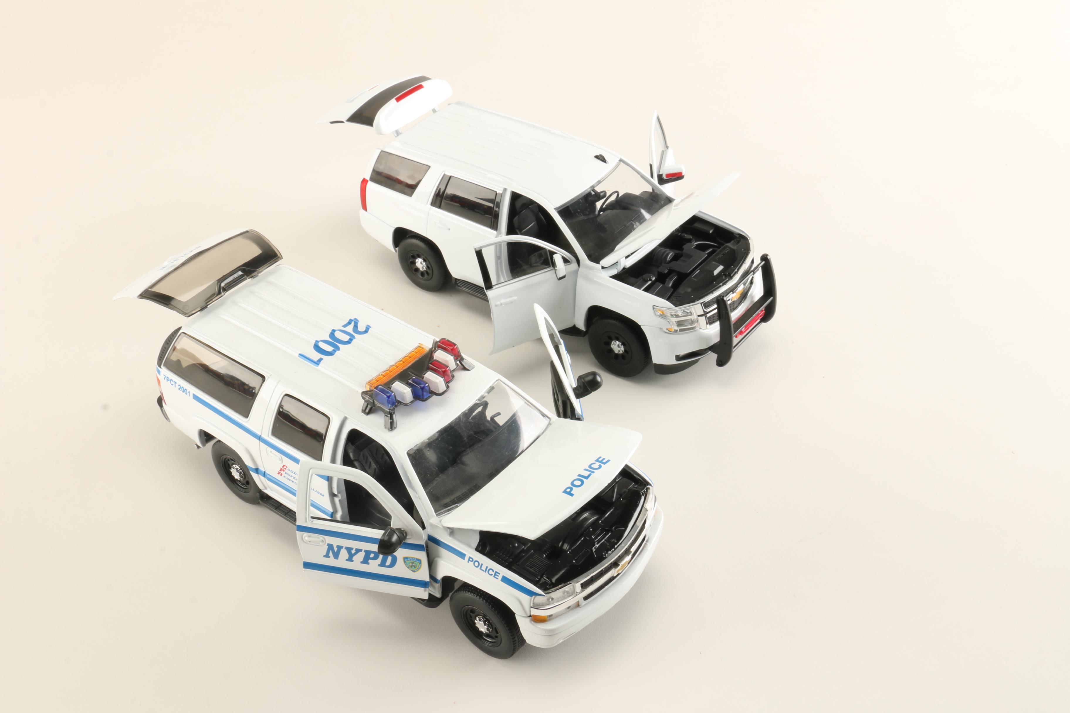 Chevrolet Tahoe Die-Cast Police Vehicles