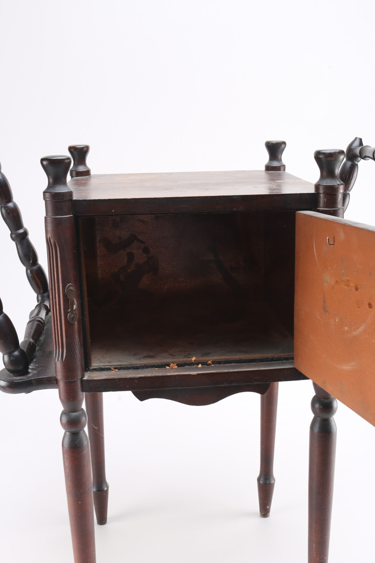 Vintage Hand Carved End Table