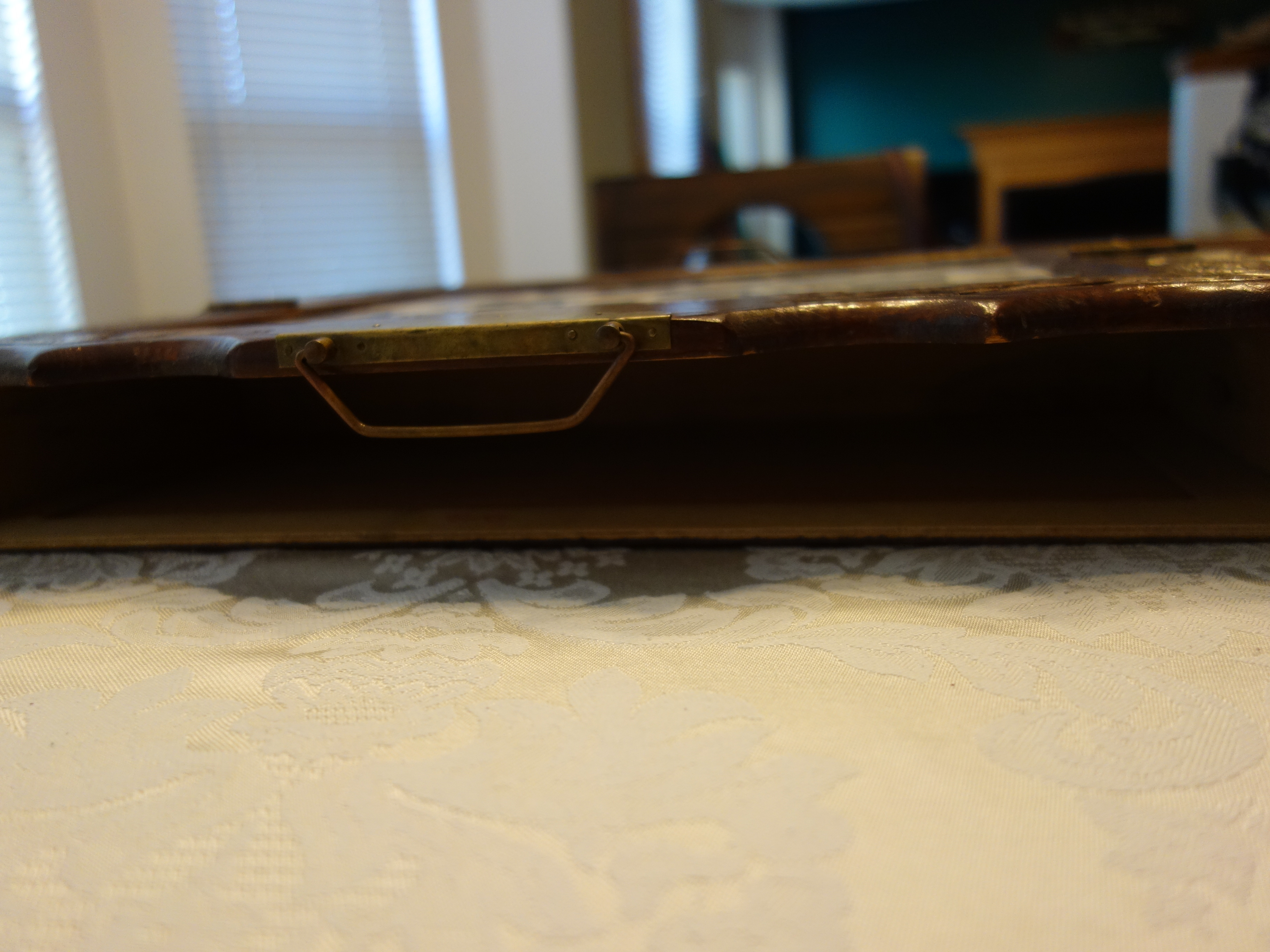 Vintage Chinese Carved Wooden Chess Set