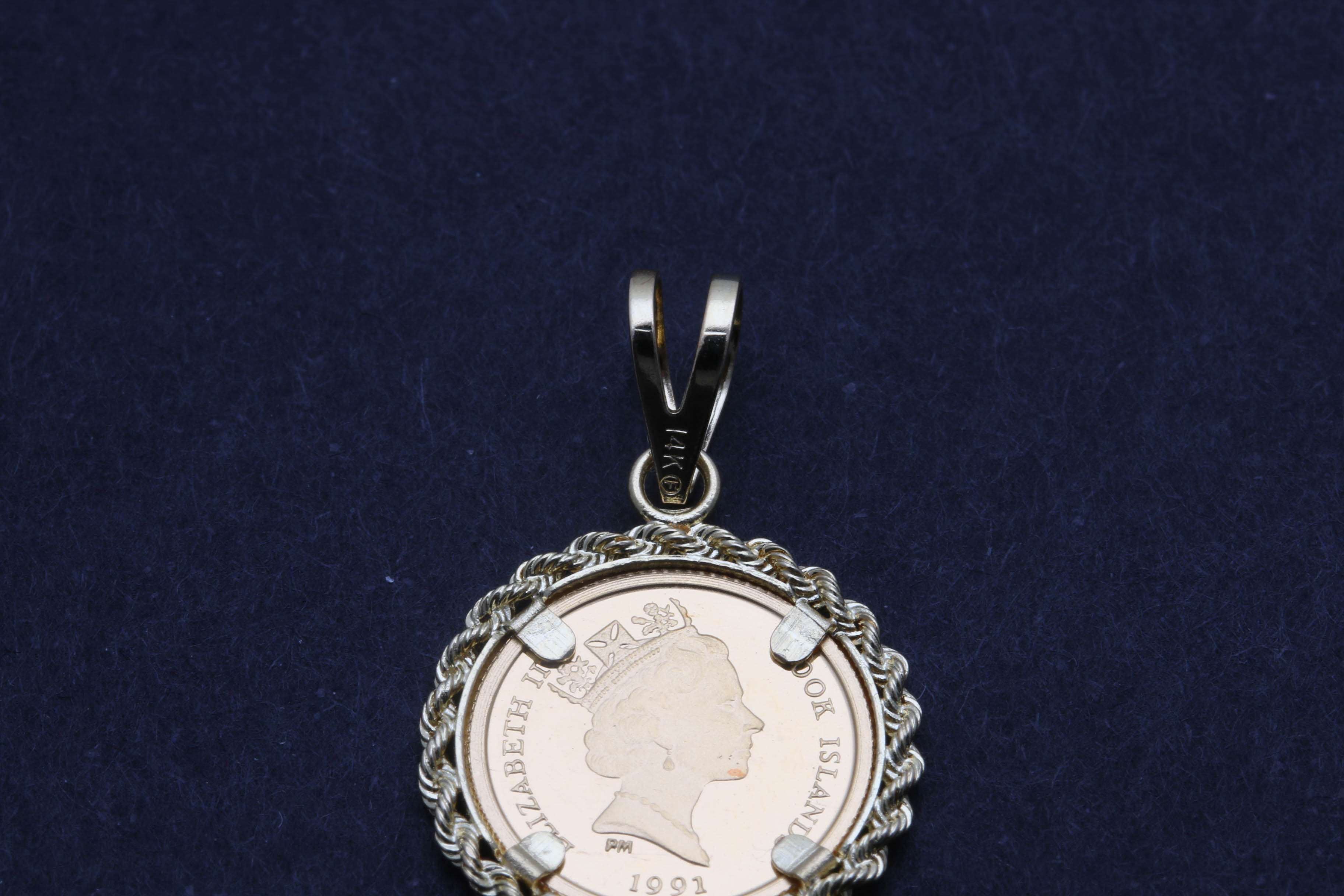 1991 Cook Islands Twenty-five Dollar 1/25 .ozt Gold Coin (Hummingbird)