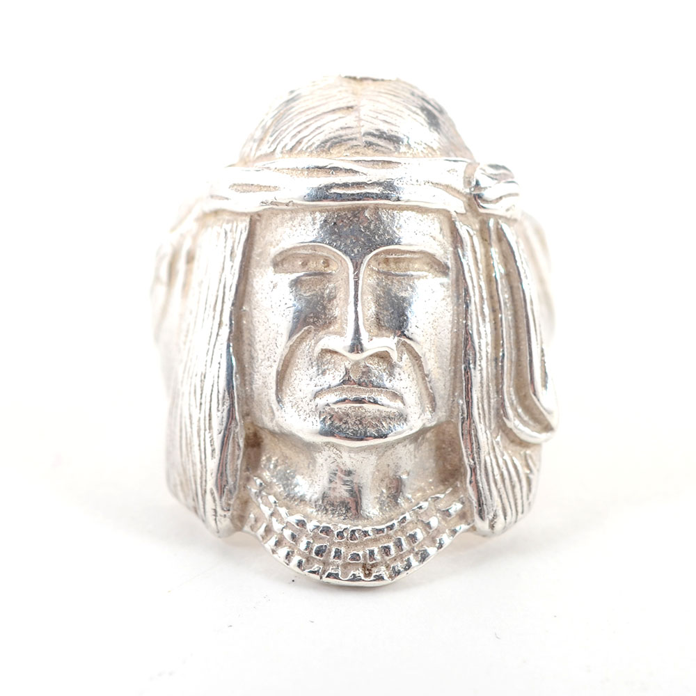 Sterling Silver Indian Head Ring