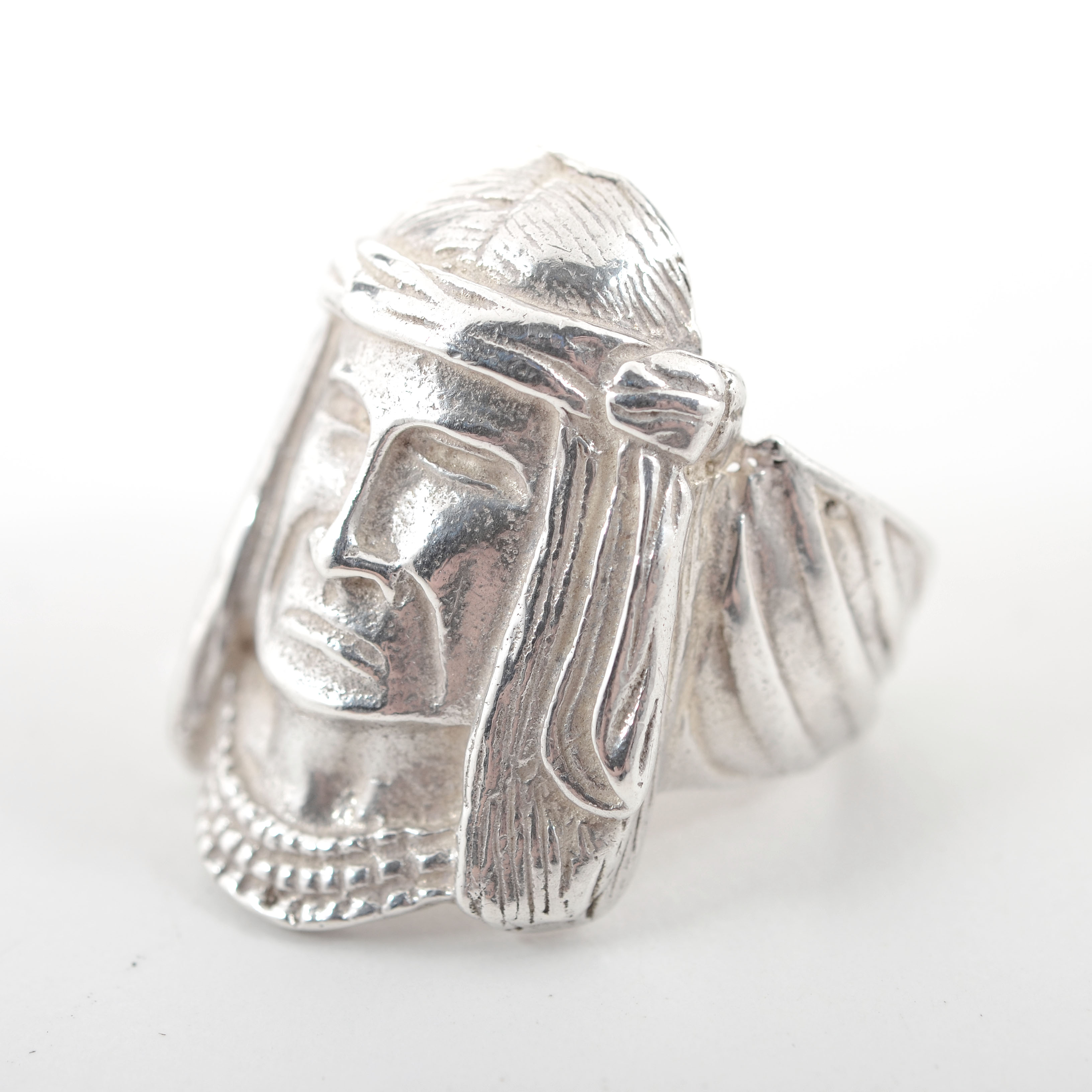 Sterling Silver Indian Head Ring