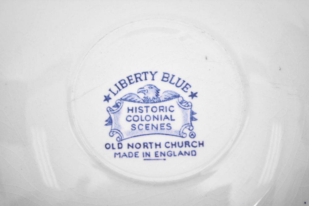 Collection of Staffordshire "Liberty Blue" China