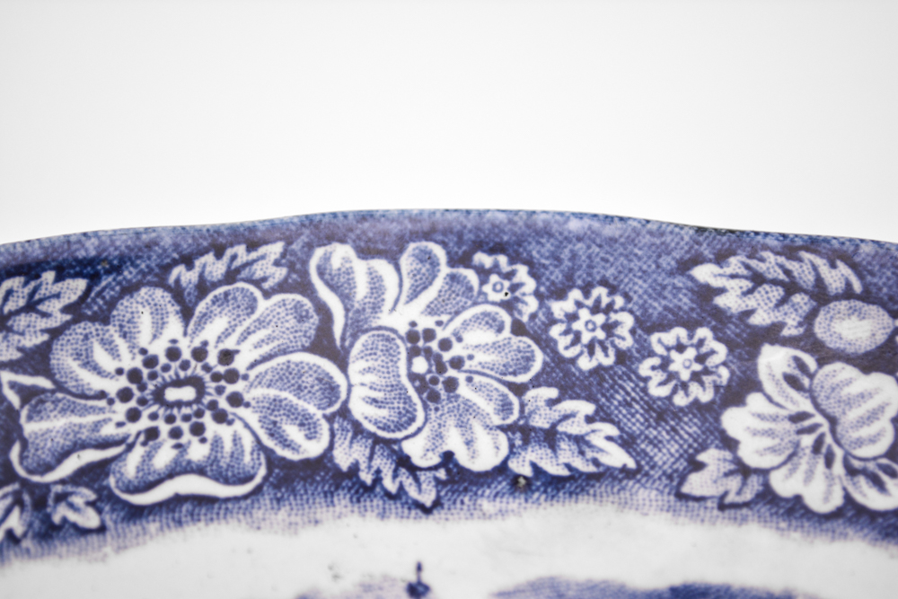 Collection of Staffordshire "Liberty Blue" China