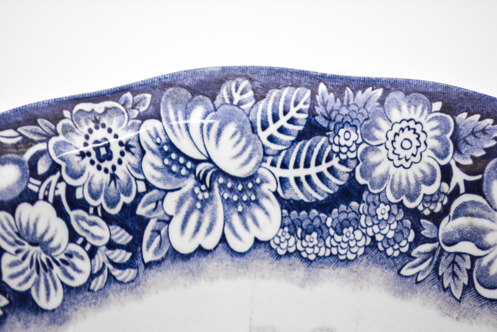 Collection of Staffordshire "Liberty Blue" China