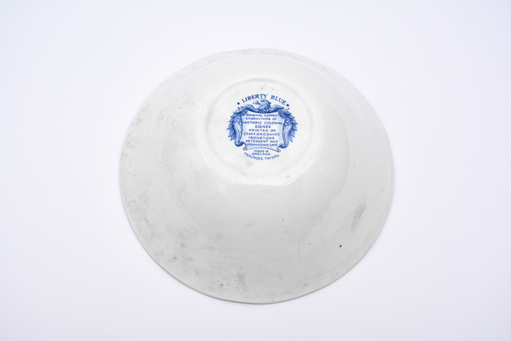 Collection of Staffordshire "Liberty Blue" China