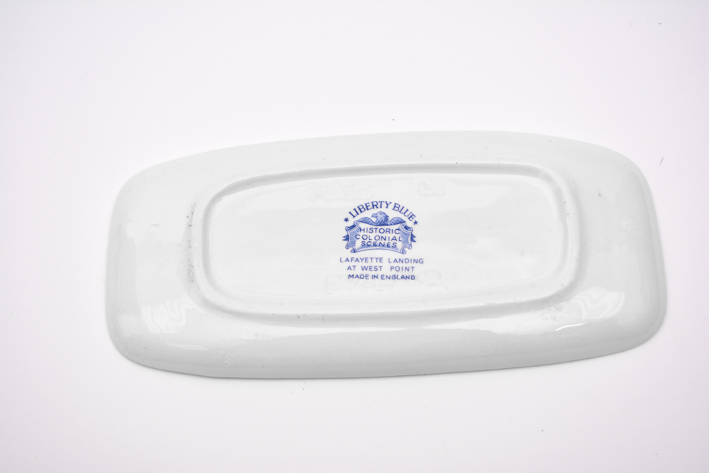 Collection of Staffordshire "Liberty Blue" China