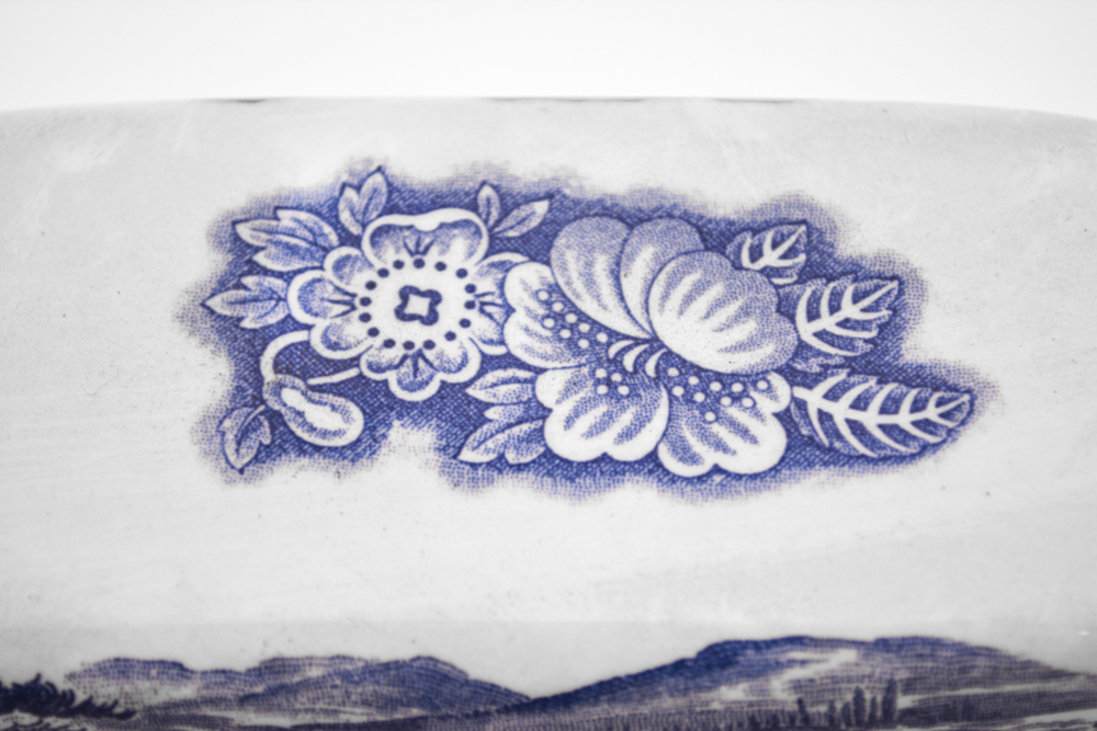 Collection of Staffordshire "Liberty Blue" China