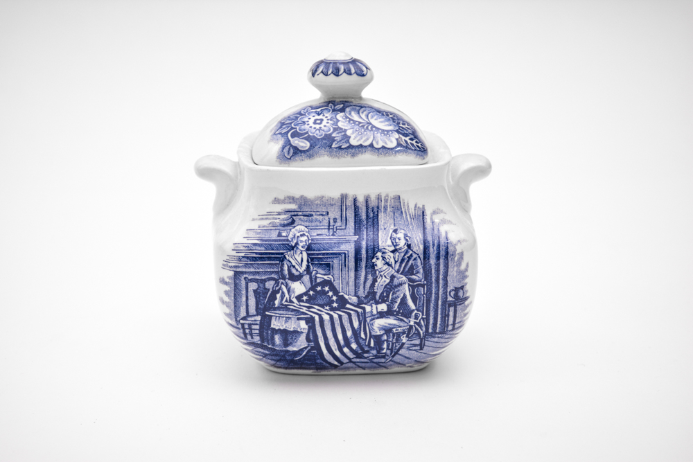 Collection of Staffordshire "Liberty Blue" China