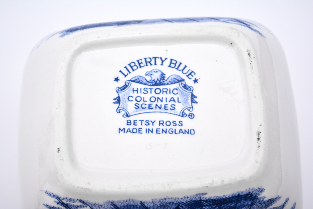 Collection of Staffordshire "Liberty Blue" China