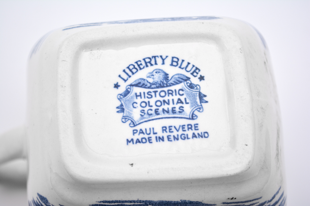 Collection of Staffordshire "Liberty Blue" China