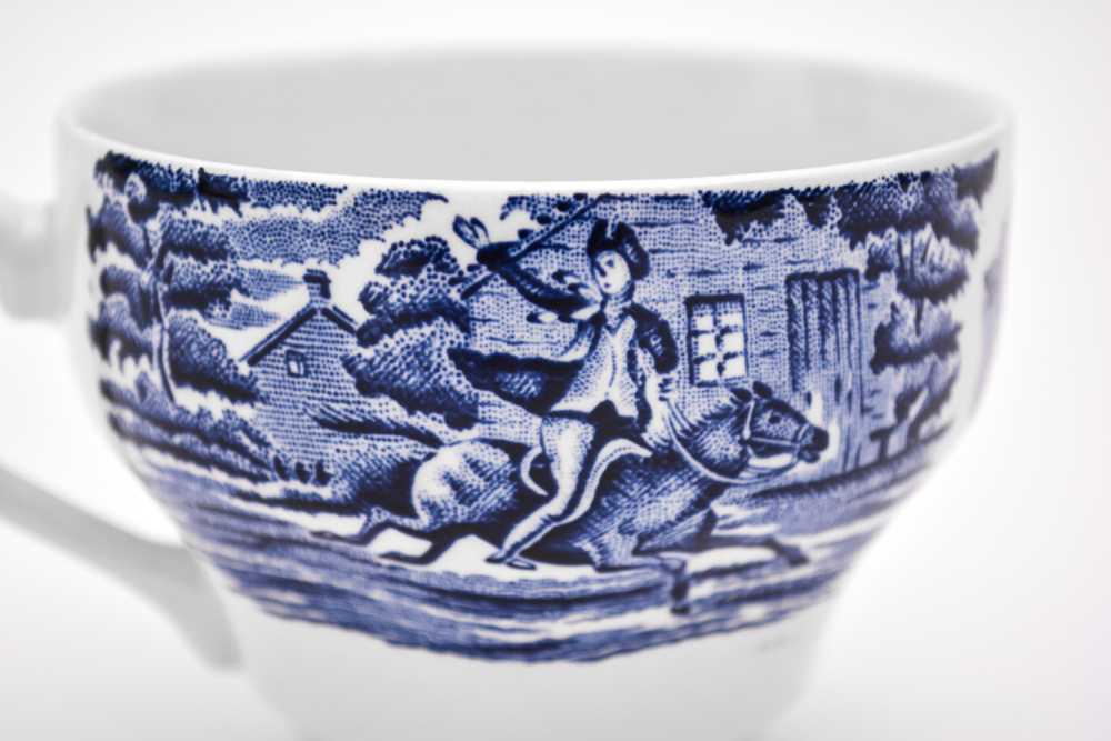 Collection of Staffordshire "Liberty Blue" China