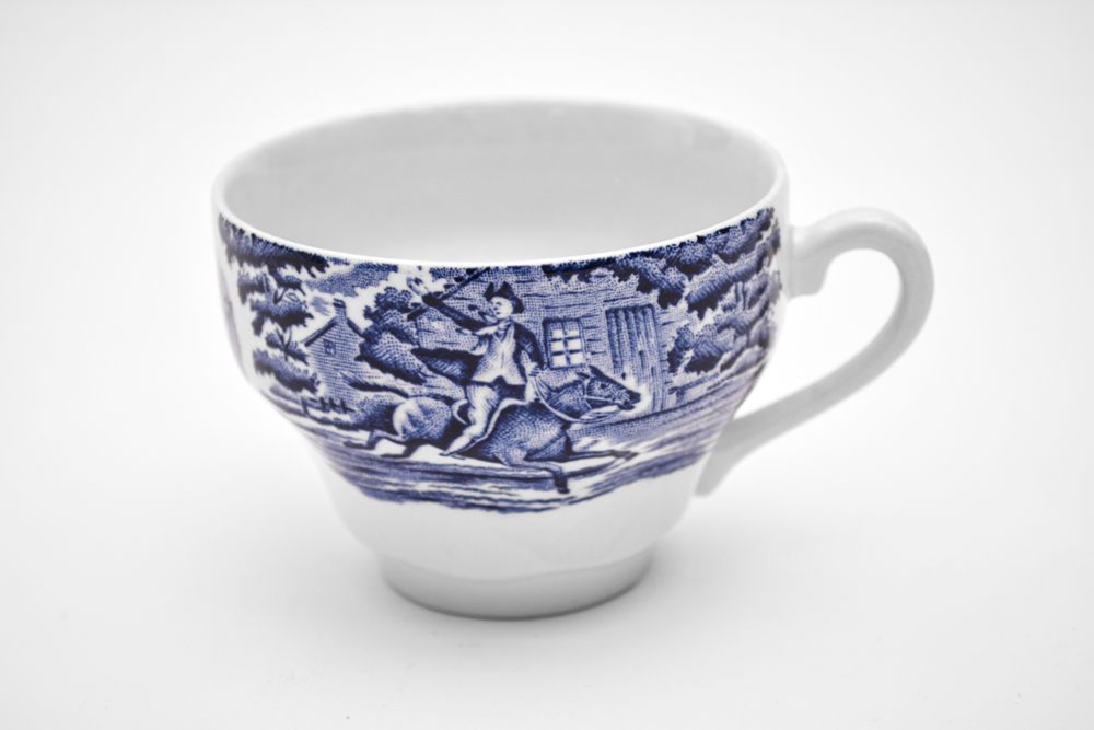 Collection of Staffordshire "Liberty Blue" China