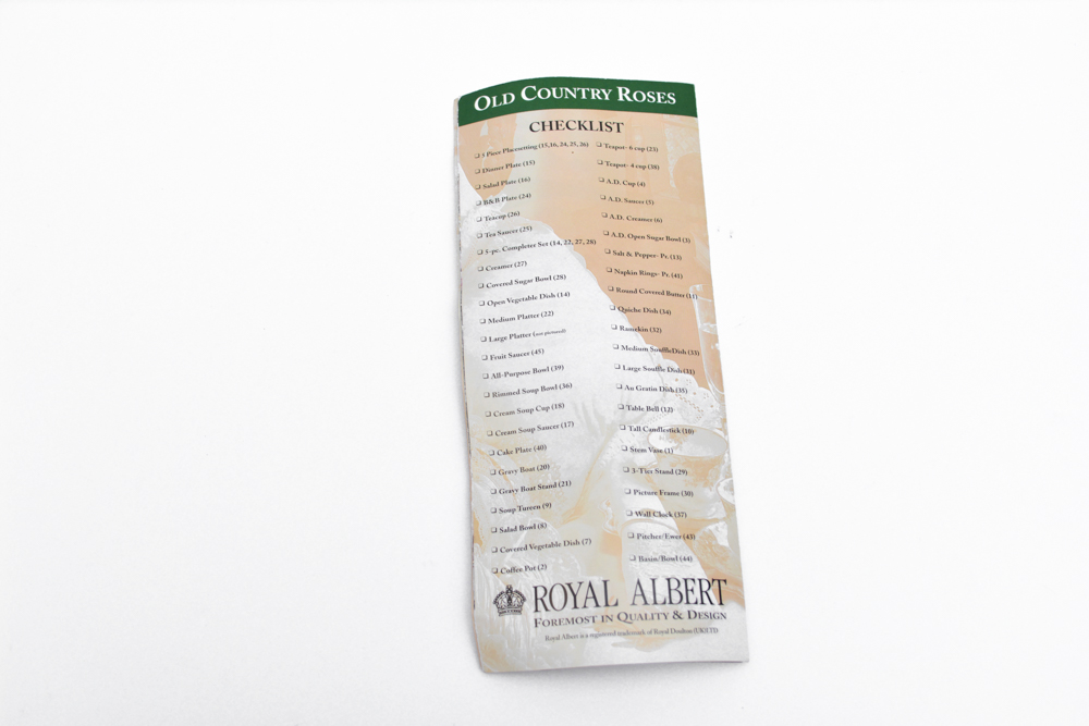 Royal Albert "Old Country Roses" China Set