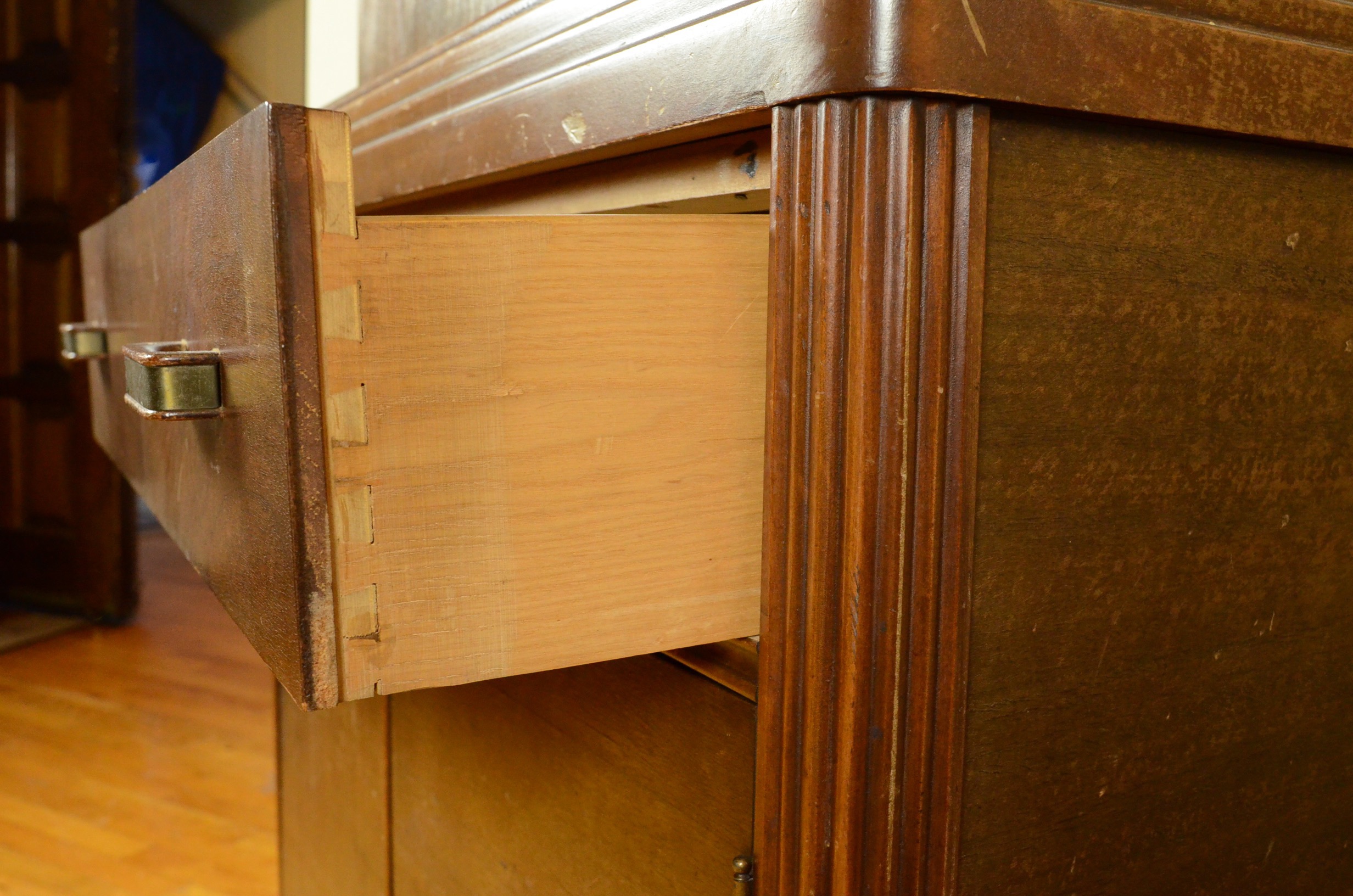 Circa 1930s Art Deco China Cabinet