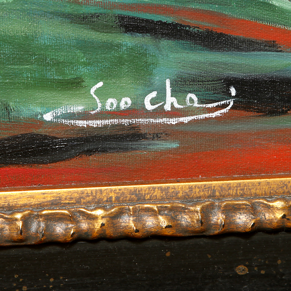 Soo Cha Griffith Original Oil "Roman Decline"